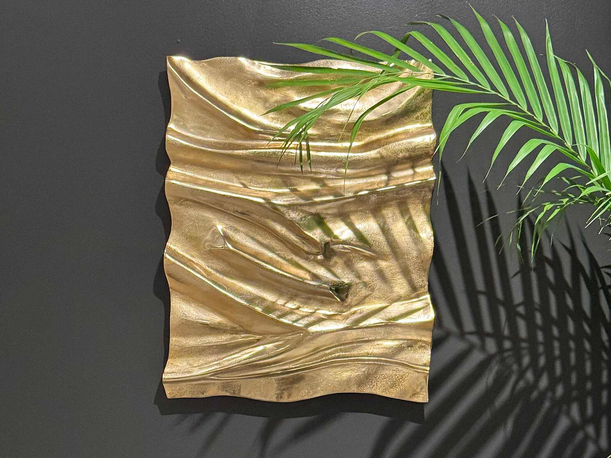 Uttermost Outdoor Undulate Outdoor Gold Wall Panel