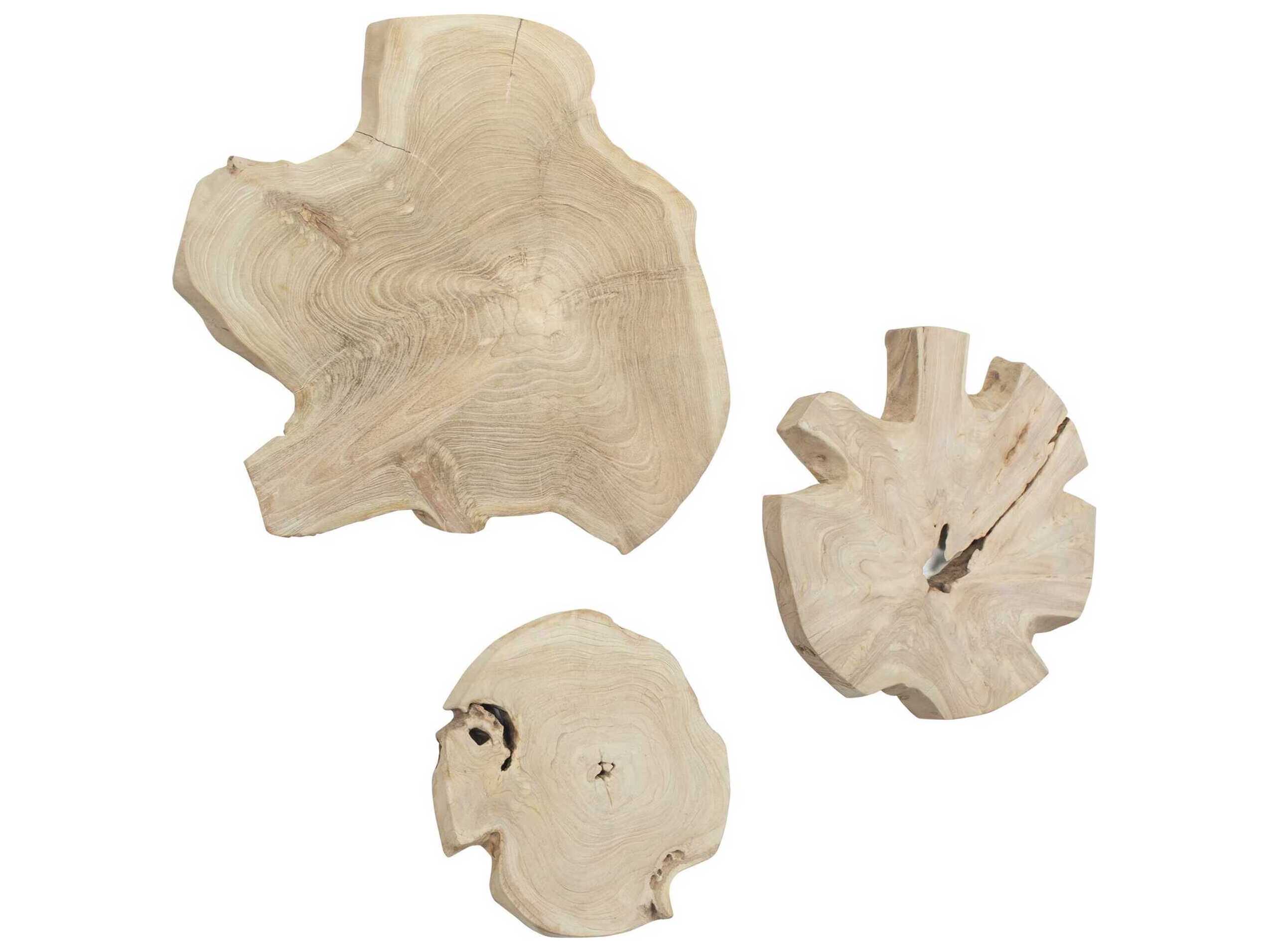 Uttermost Outdoor Kalani Wood Outdoor Wall Art Set of 3