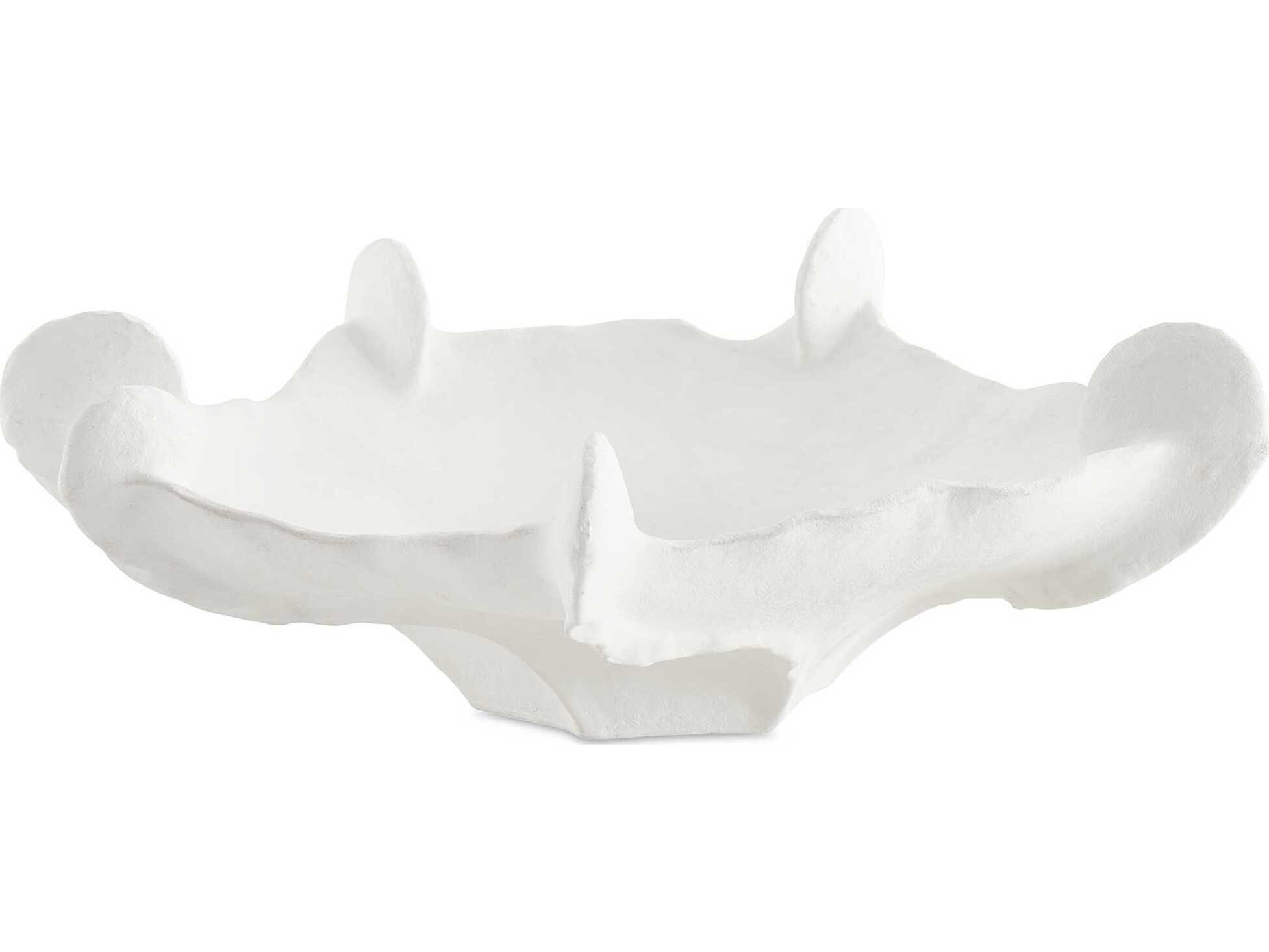 Uttermost Outdoor Coral Mirage White Outdoor Bowl