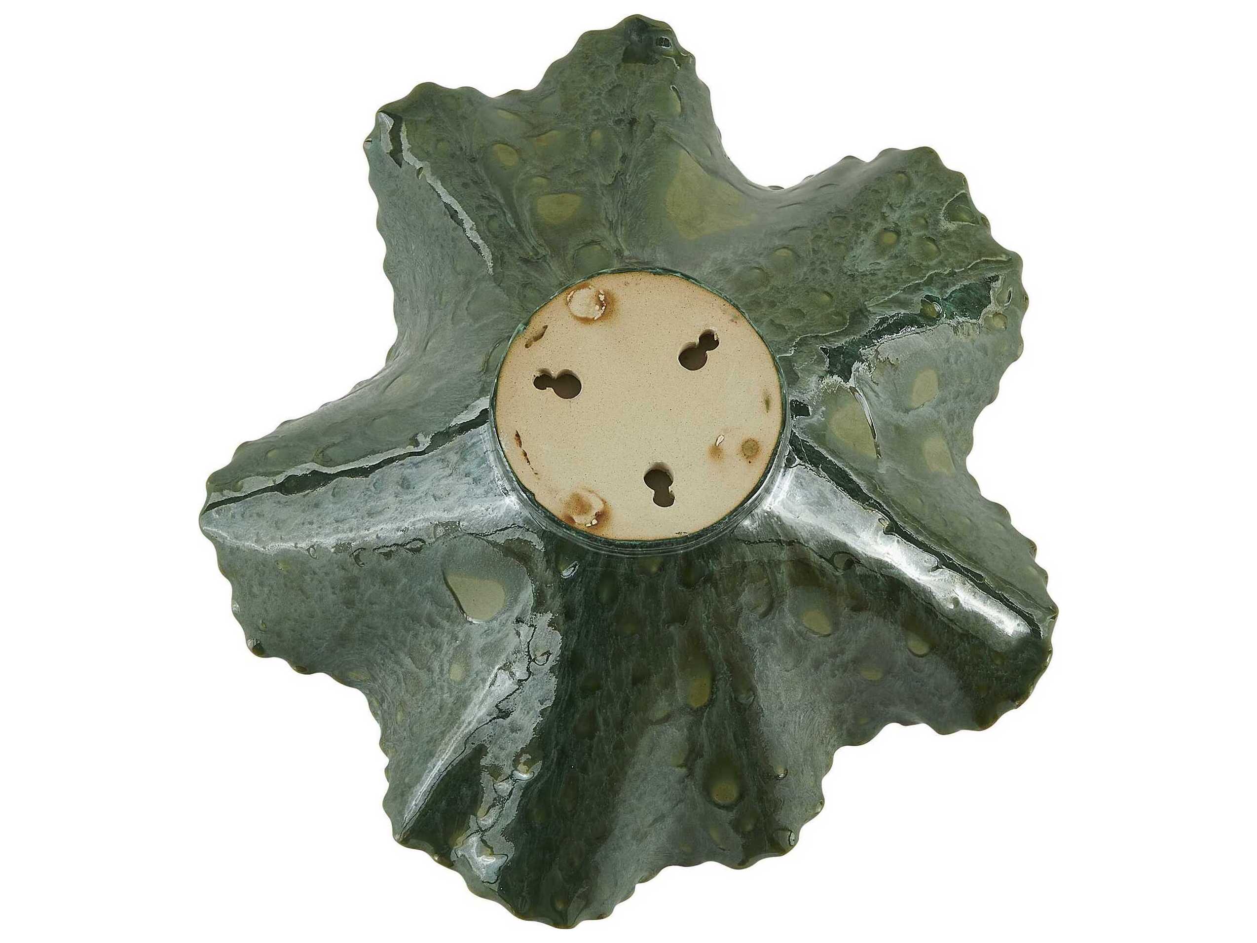 Uttermost Outdoor Verdant Bloom Emerald Outdoor Bowl
