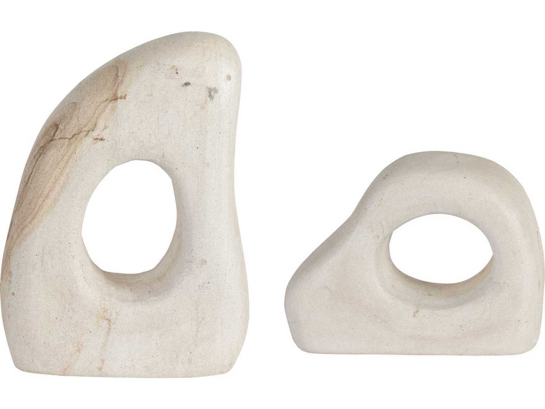 Uttermost Outdoor Stone Flow Outdoor Sculptures Set of 2