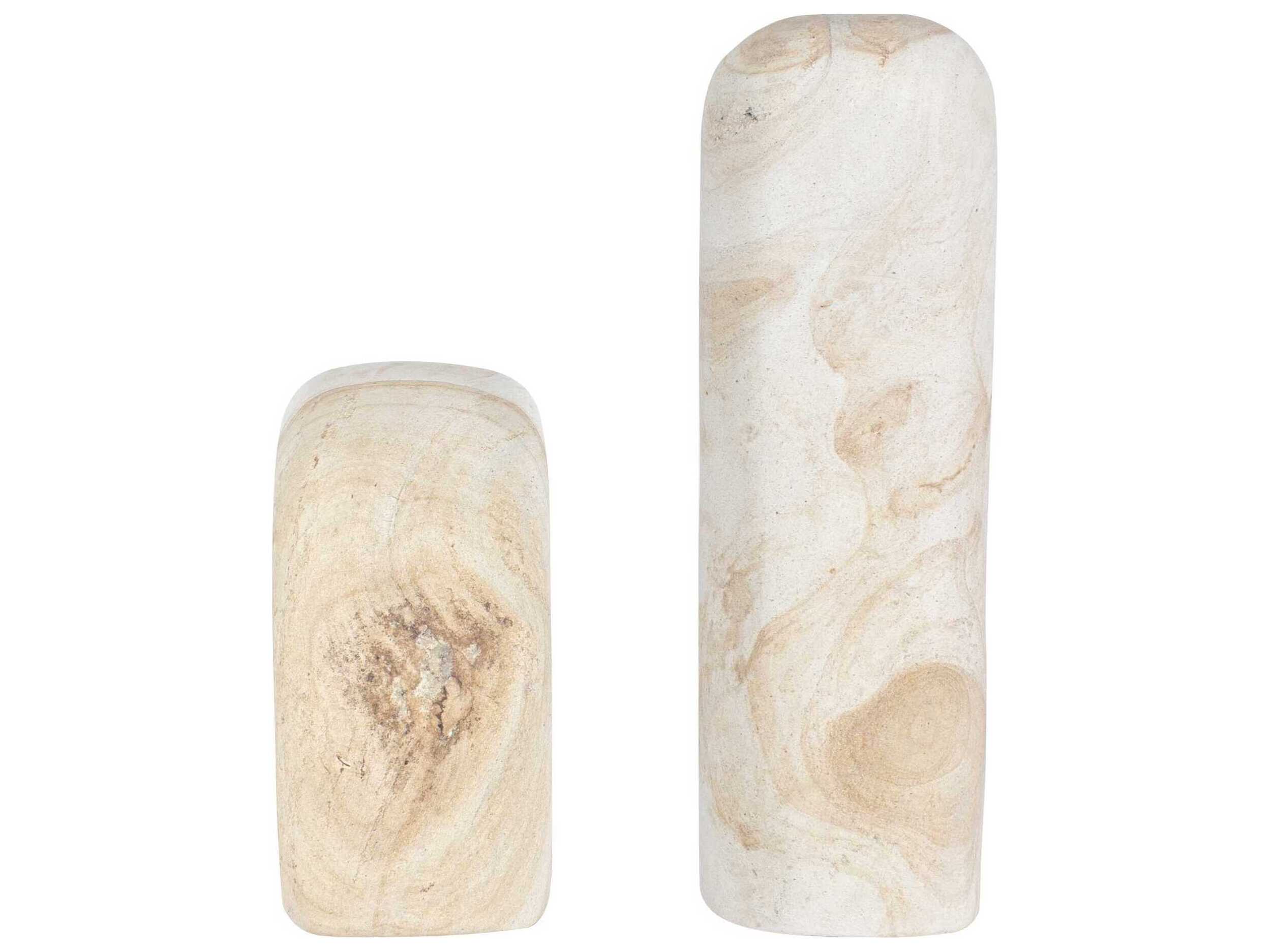 Uttermost Outdoor Stone Flow Outdoor Sculptures Set of 2