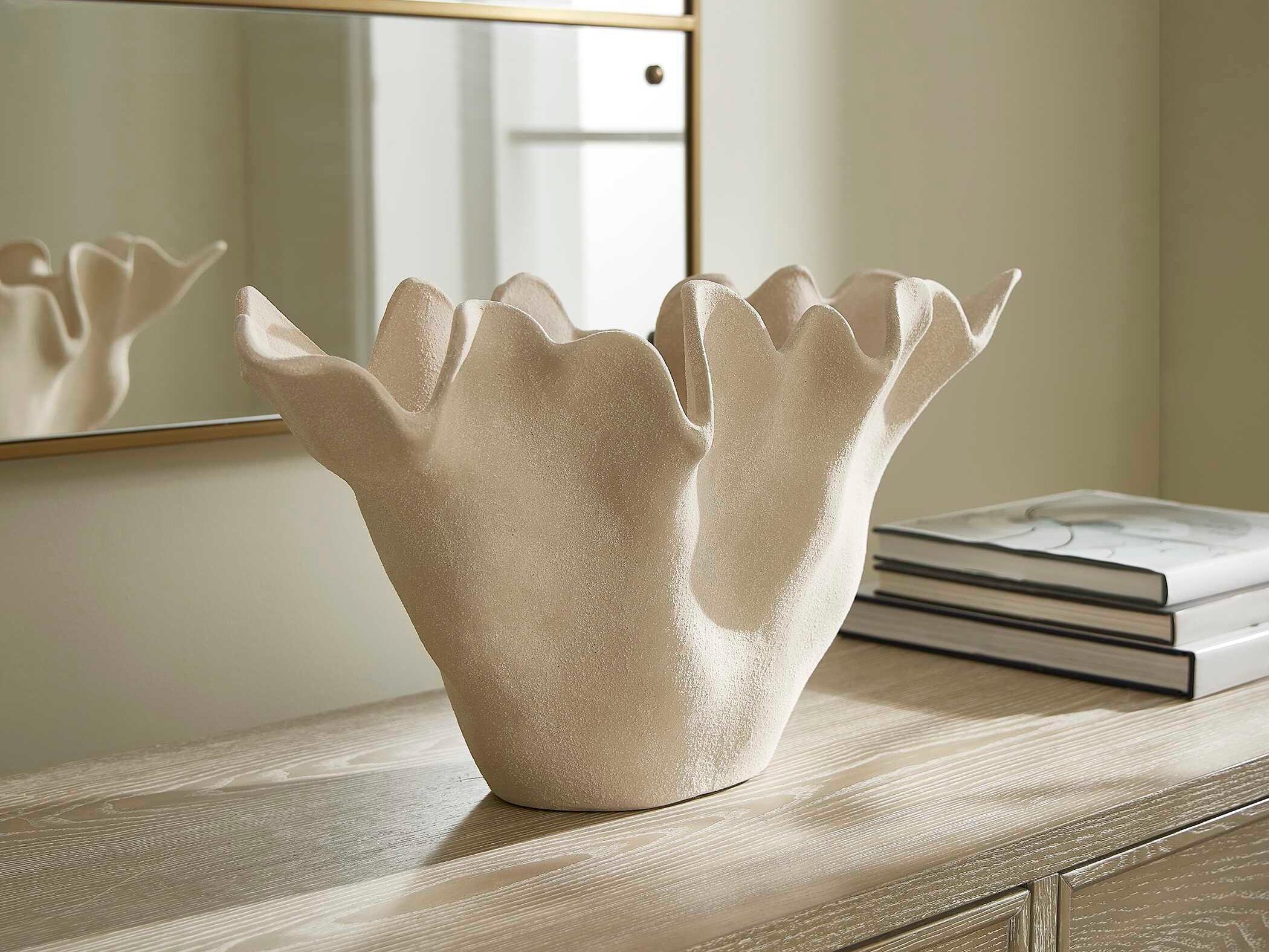 Uttermost Outdoor Sand Dune Outdoor Ceramic Bowl