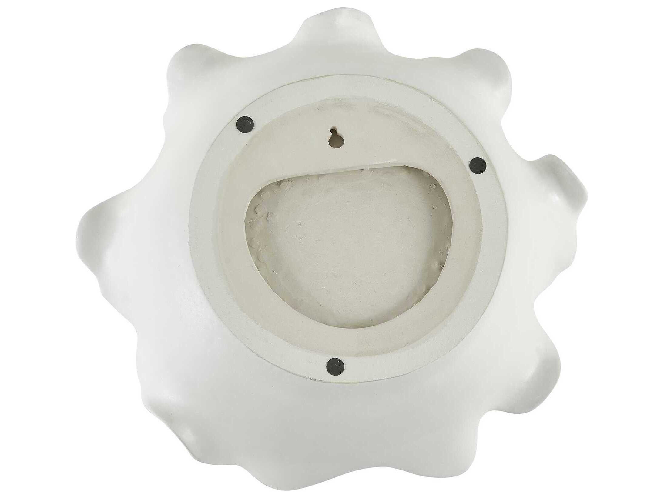 Uttermost Outdoor Wave Crest White Outdoor Bowl