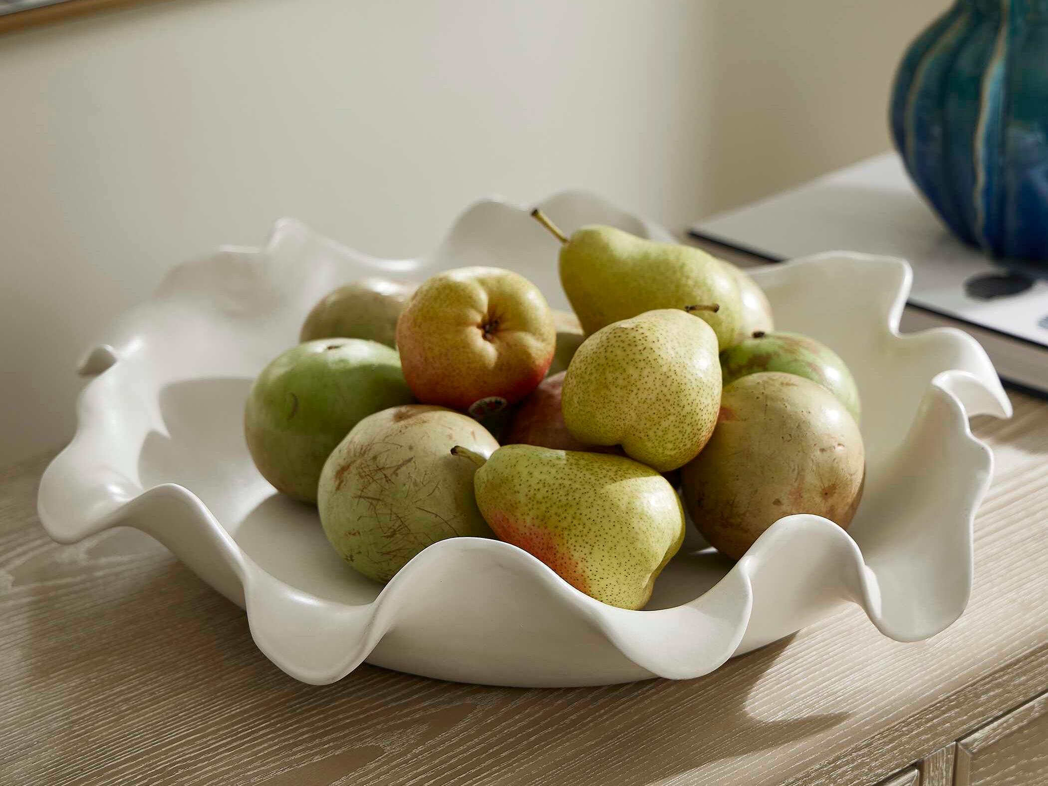 Uttermost Outdoor Wave Crest White Outdoor Bowl