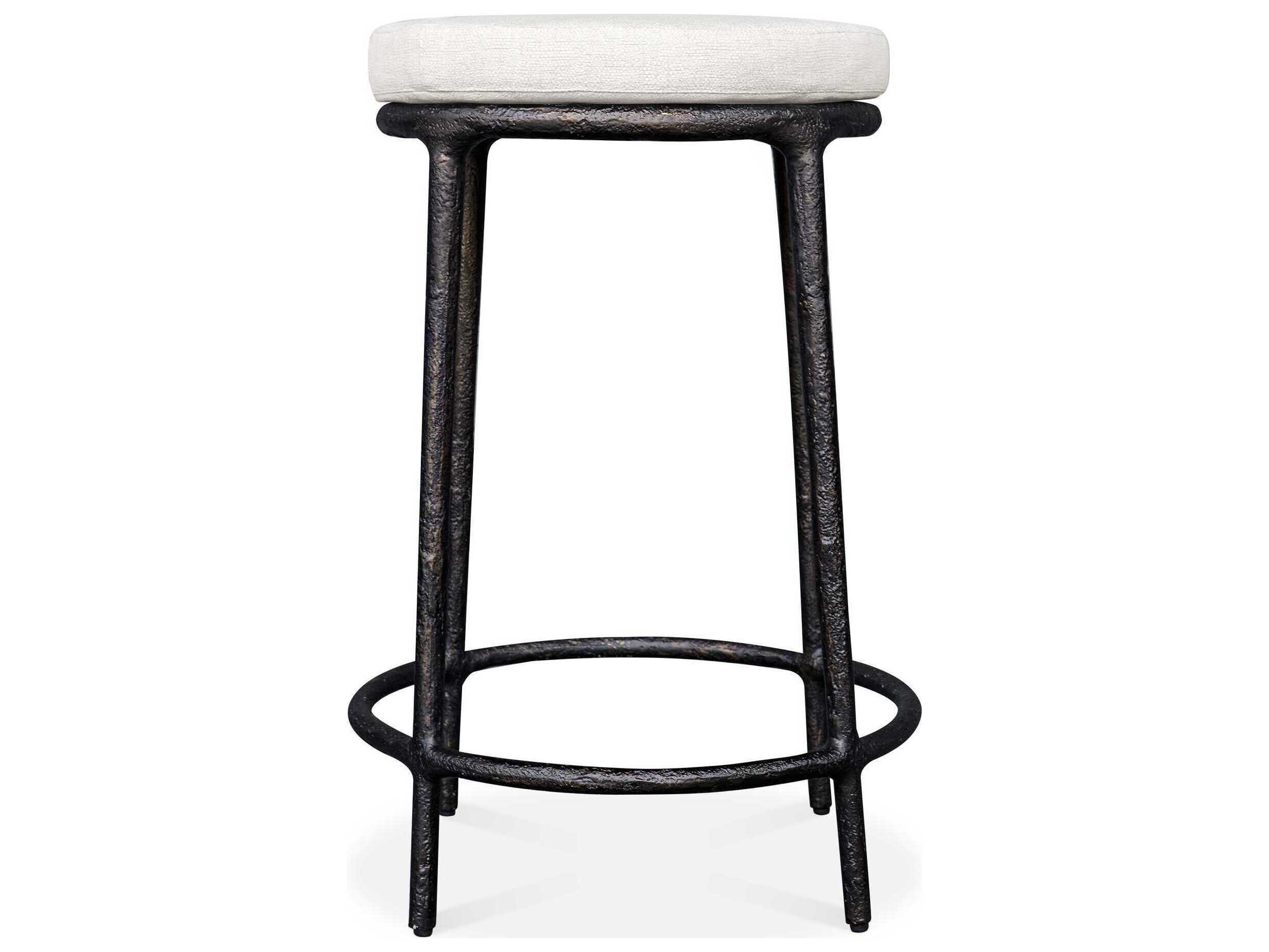 Uttermost Outdoor Thayer Java Aluminum Cushion Counter Stool