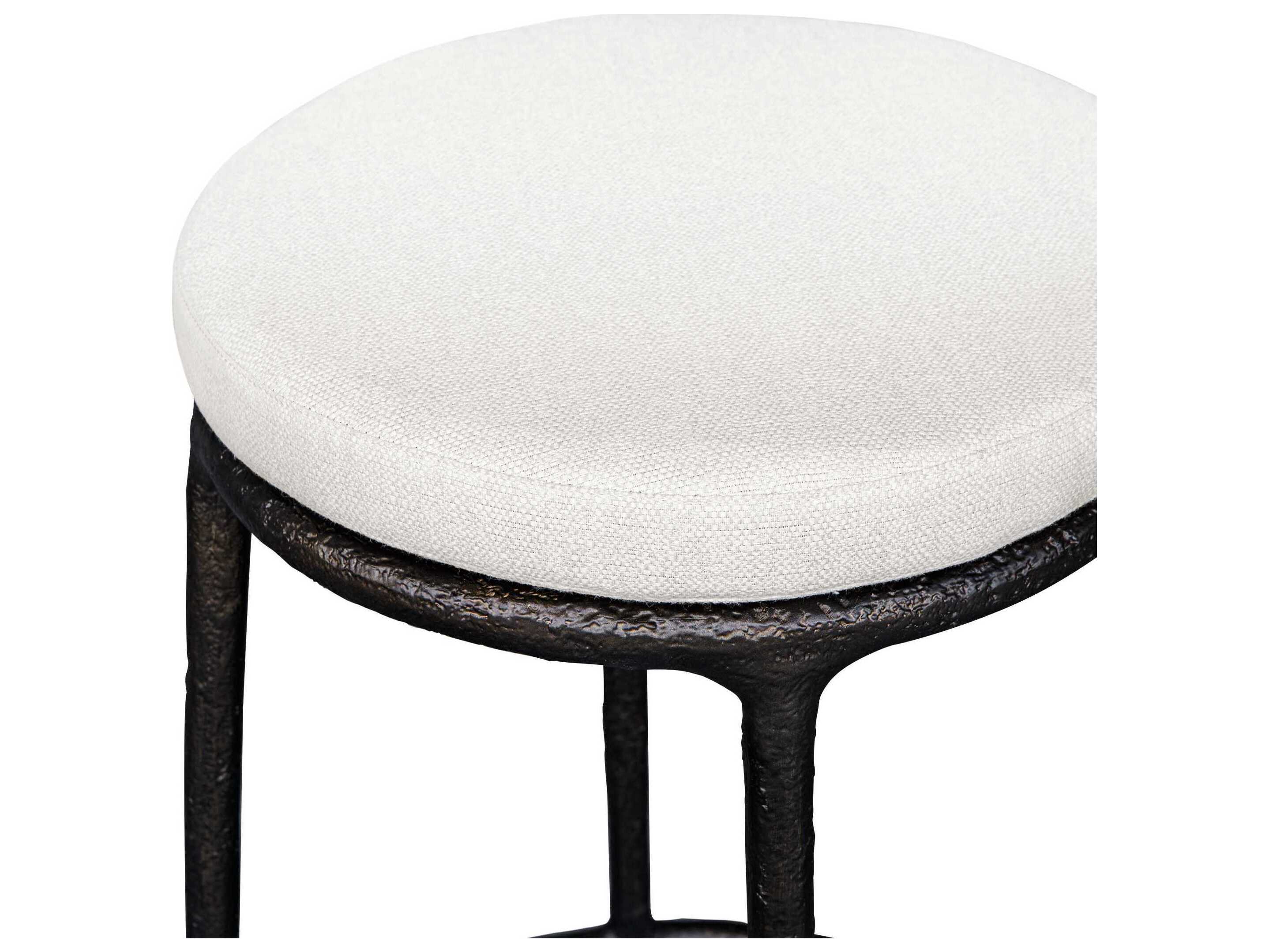 Uttermost Outdoor Thayer Java Aluminum Cushion Counter Stool