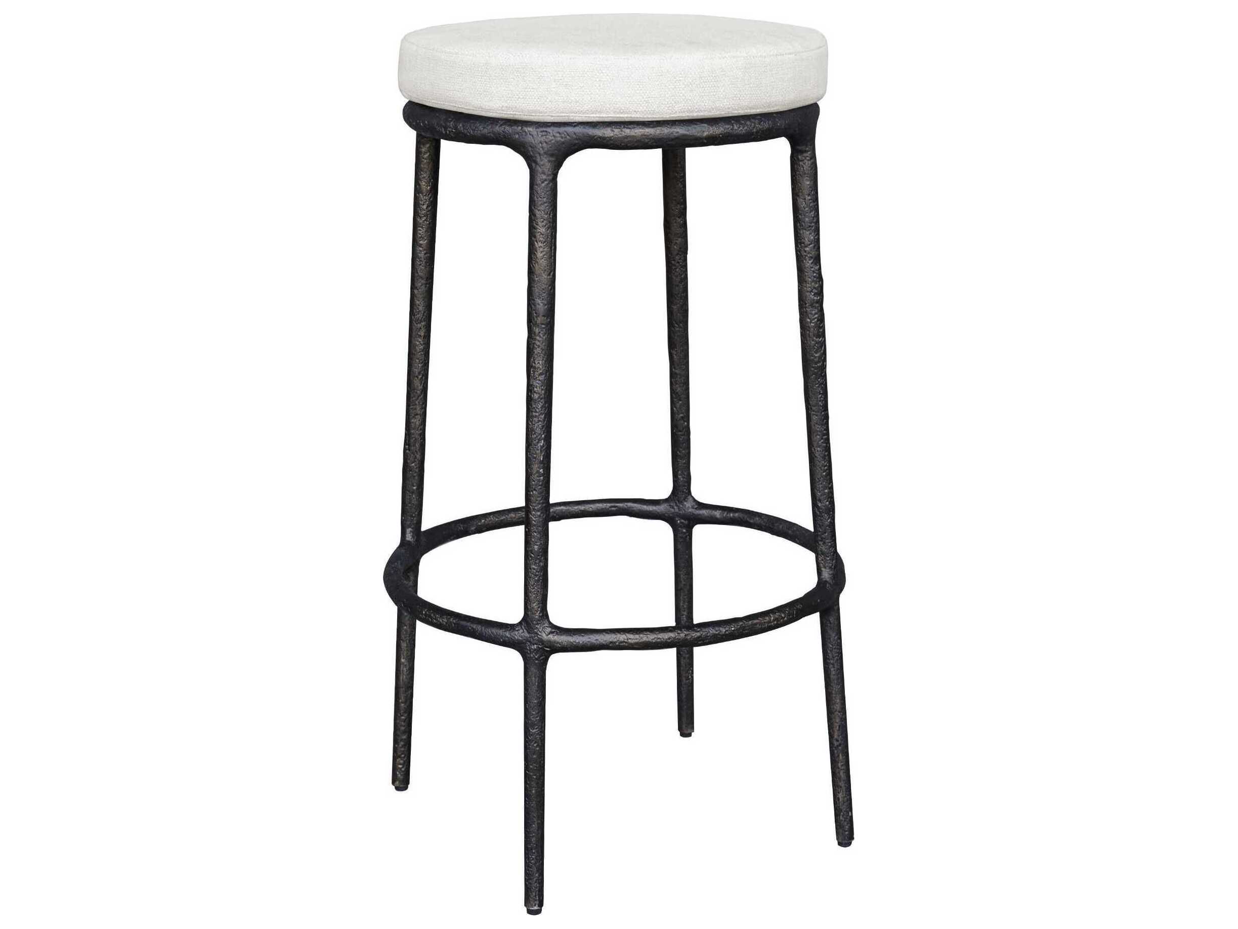 Uttermost Outdoor Thayer Java Aluminum Cushion Bar Stool