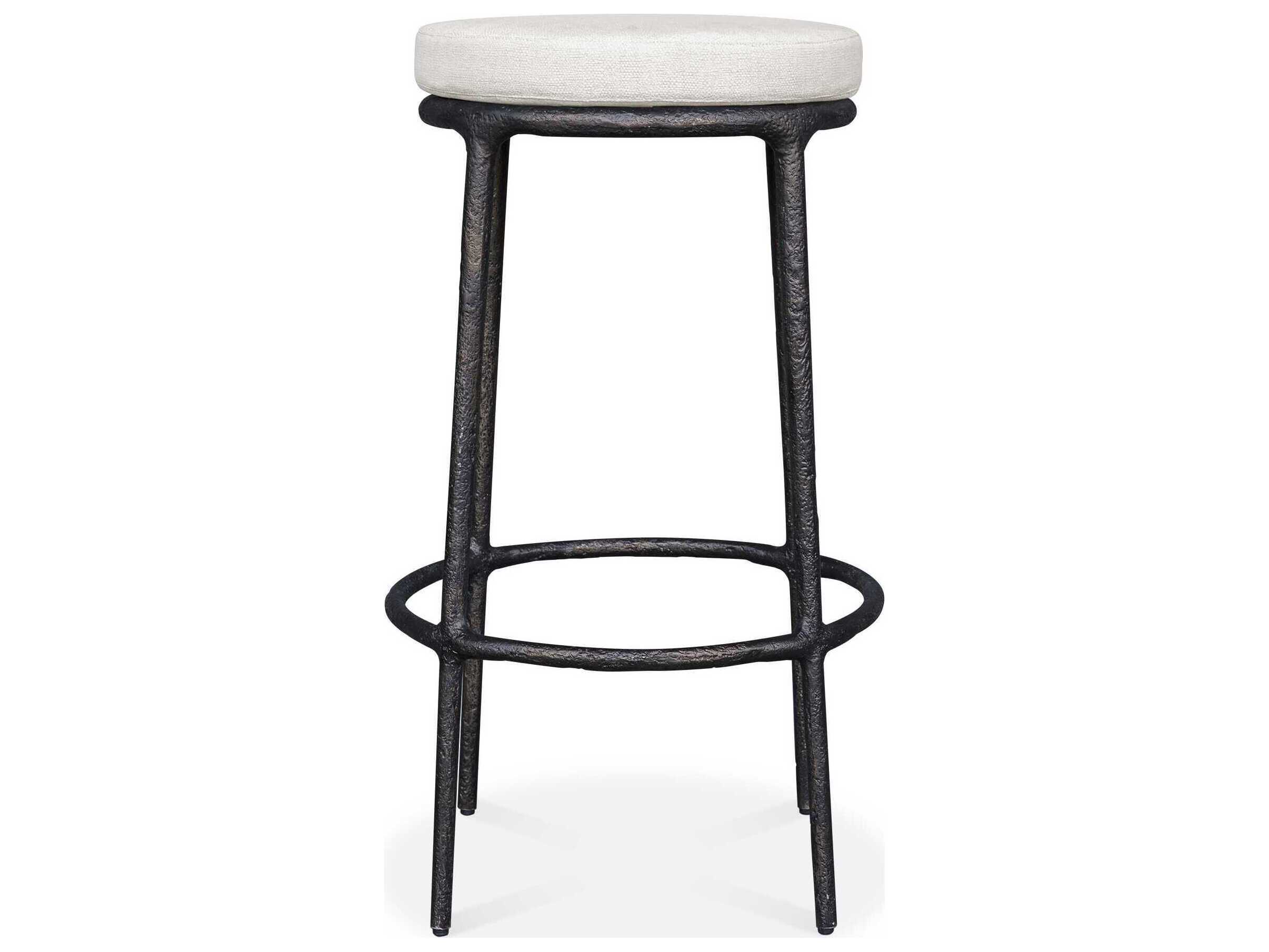 Uttermost Outdoor Thayer Java Aluminum Cushion Bar Stool
