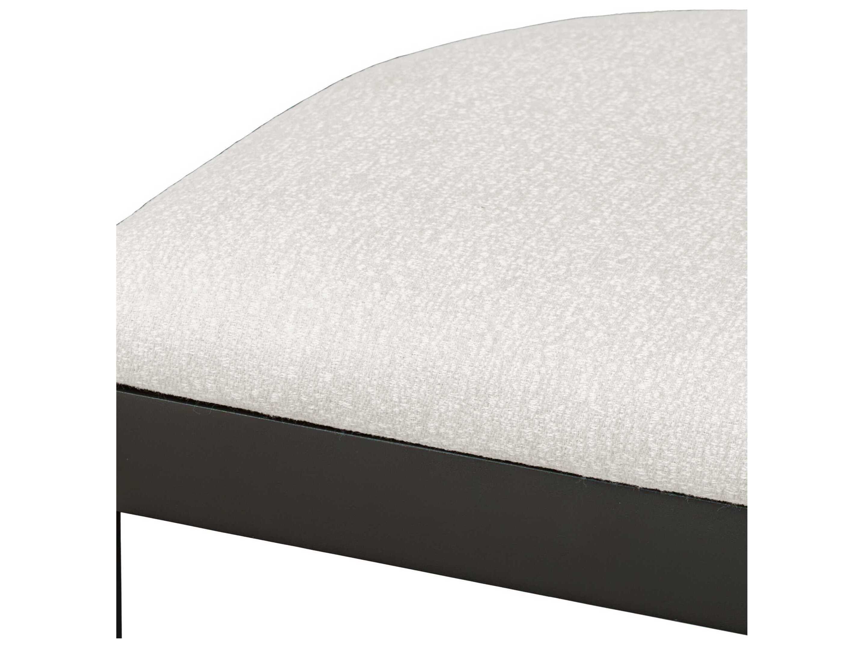 Uttermost Outdoor Maude Java Black Taupe Gray Steel Cushion Counter Stool