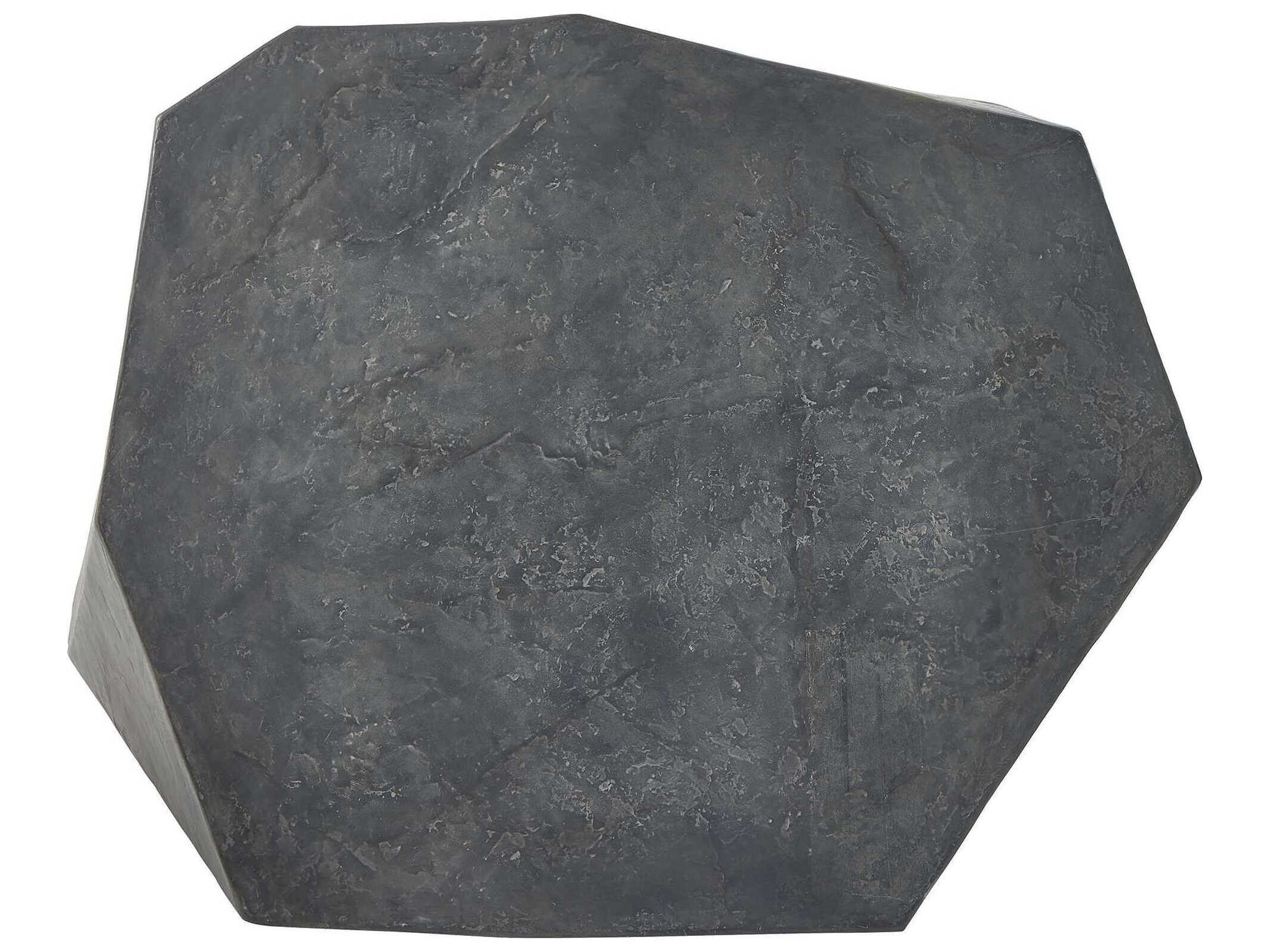 Uttermost Outdoor Parra Black Brown Concrete Coffee Table