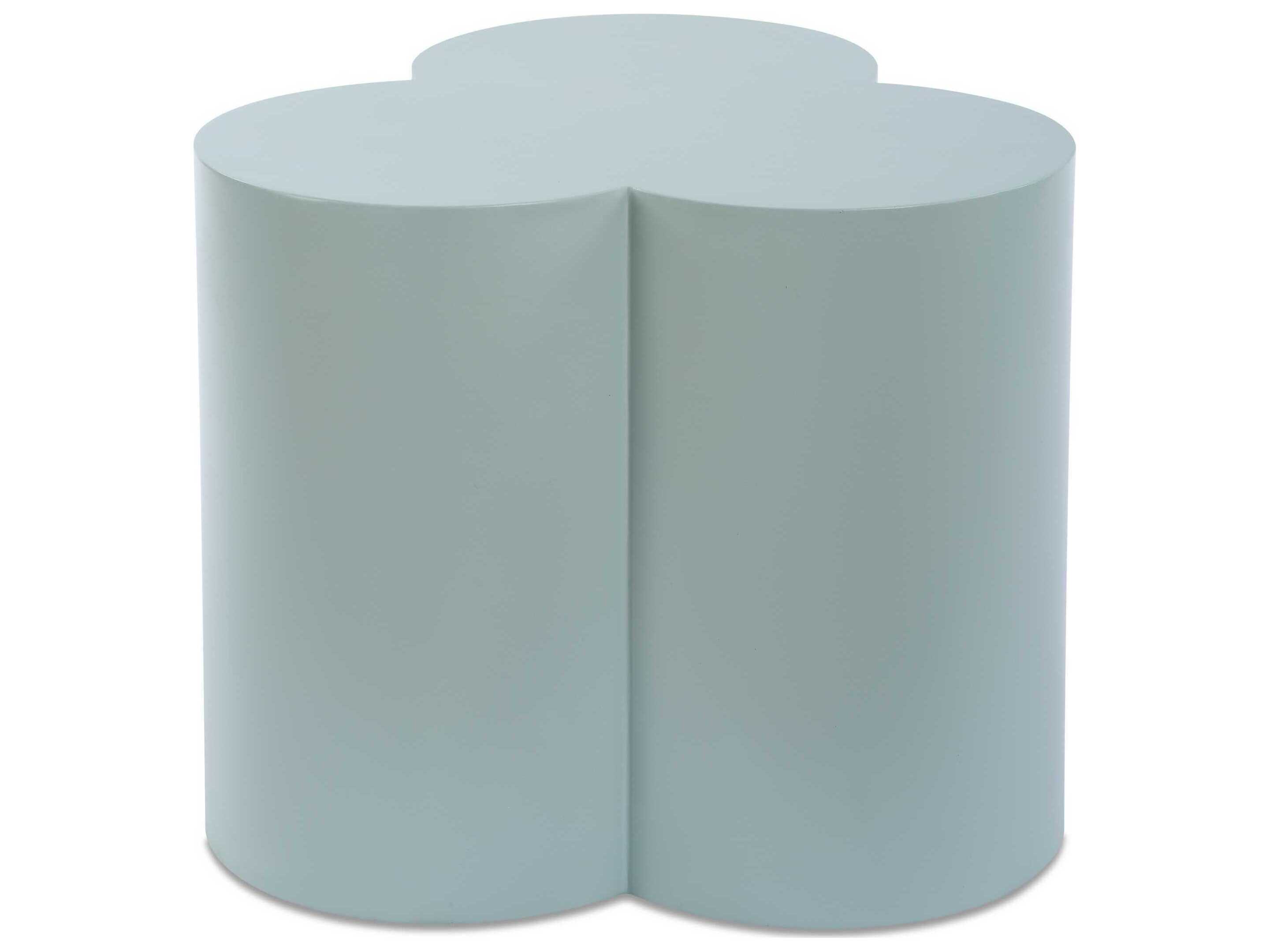 Uttermost Outdoor Beven Light Blue Metal End Table