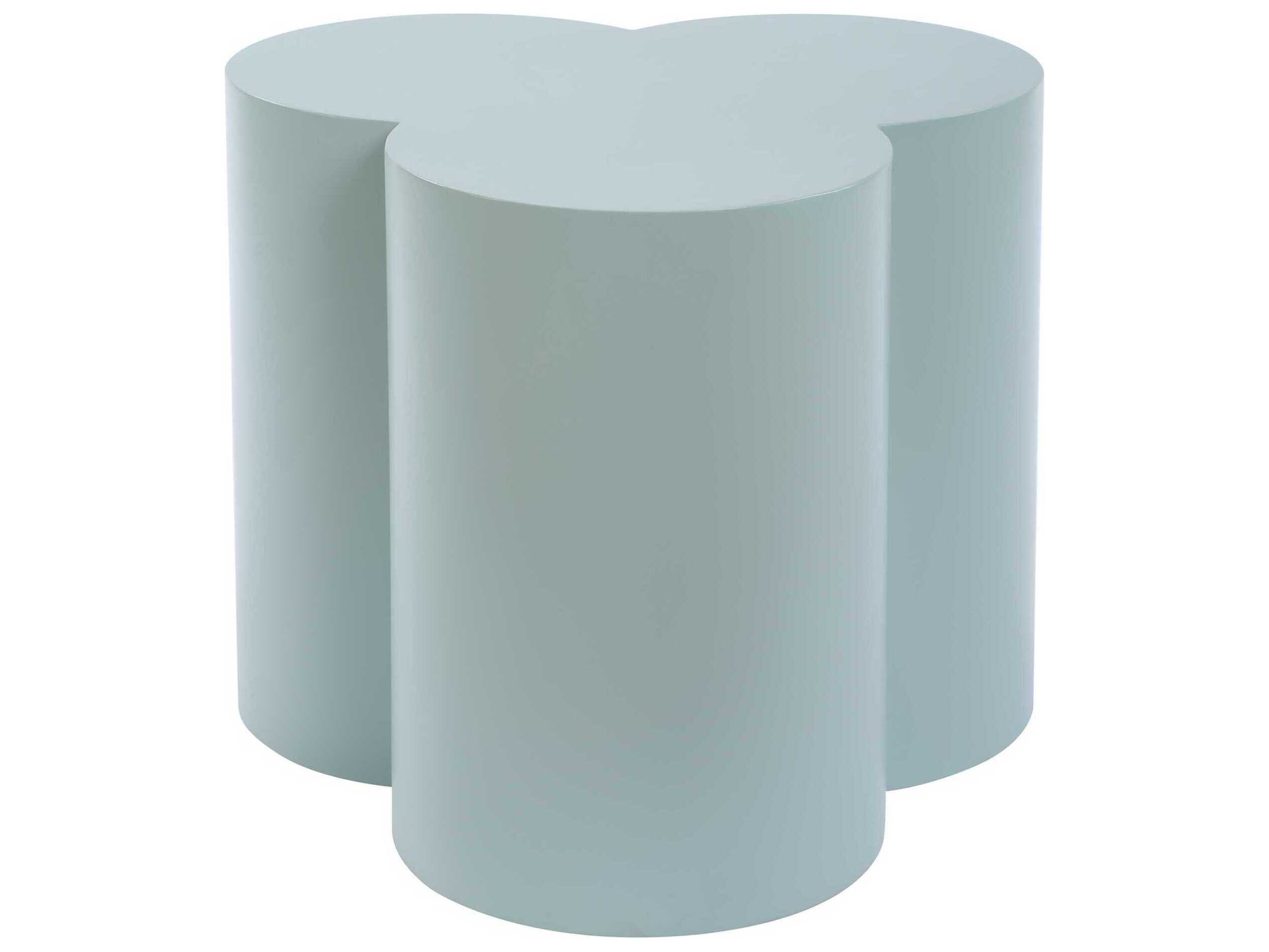 Uttermost Outdoor Beven Light Blue Metal End Table