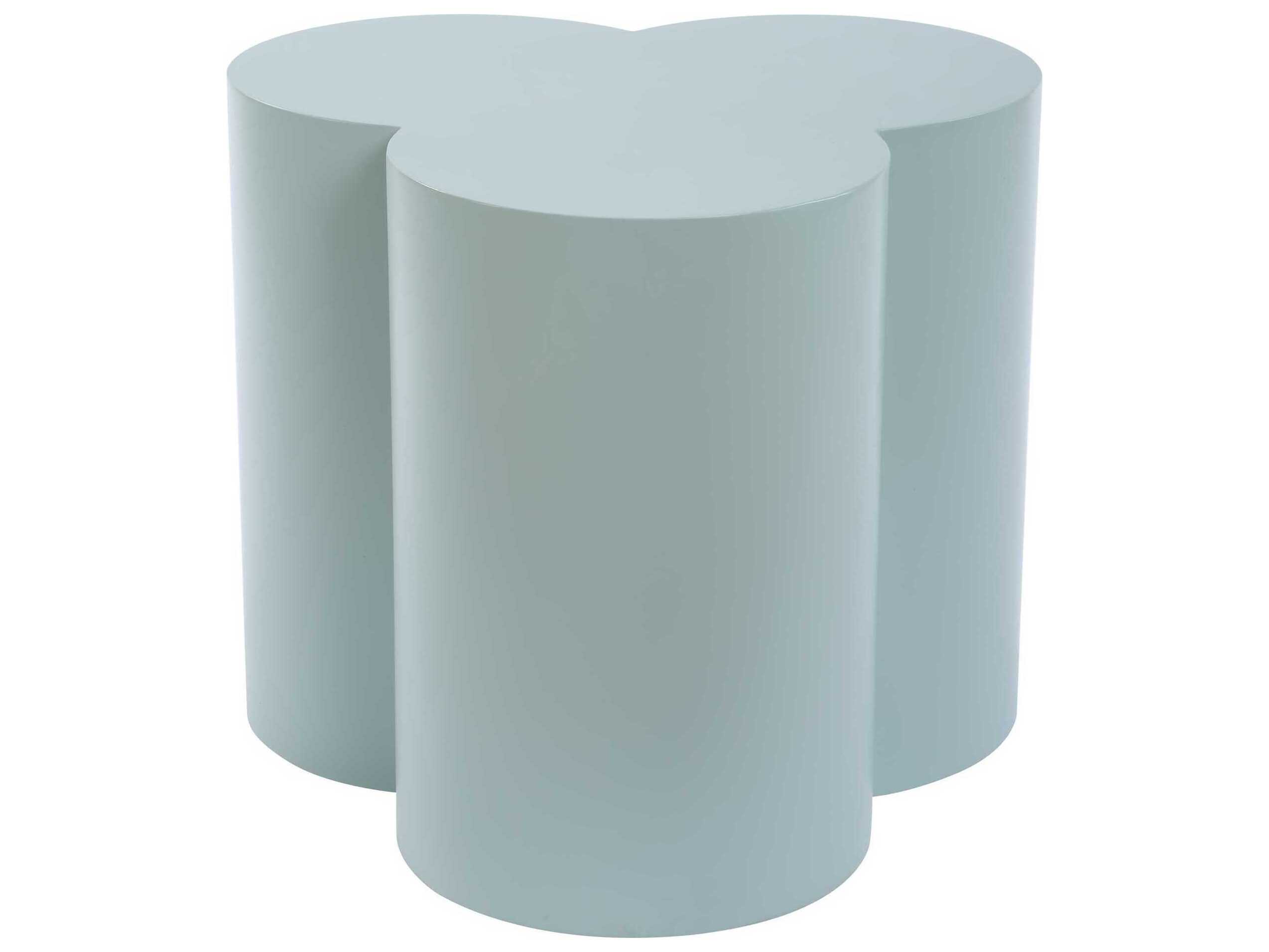 Uttermost Outdoor Beven Light Blue Metal End Table