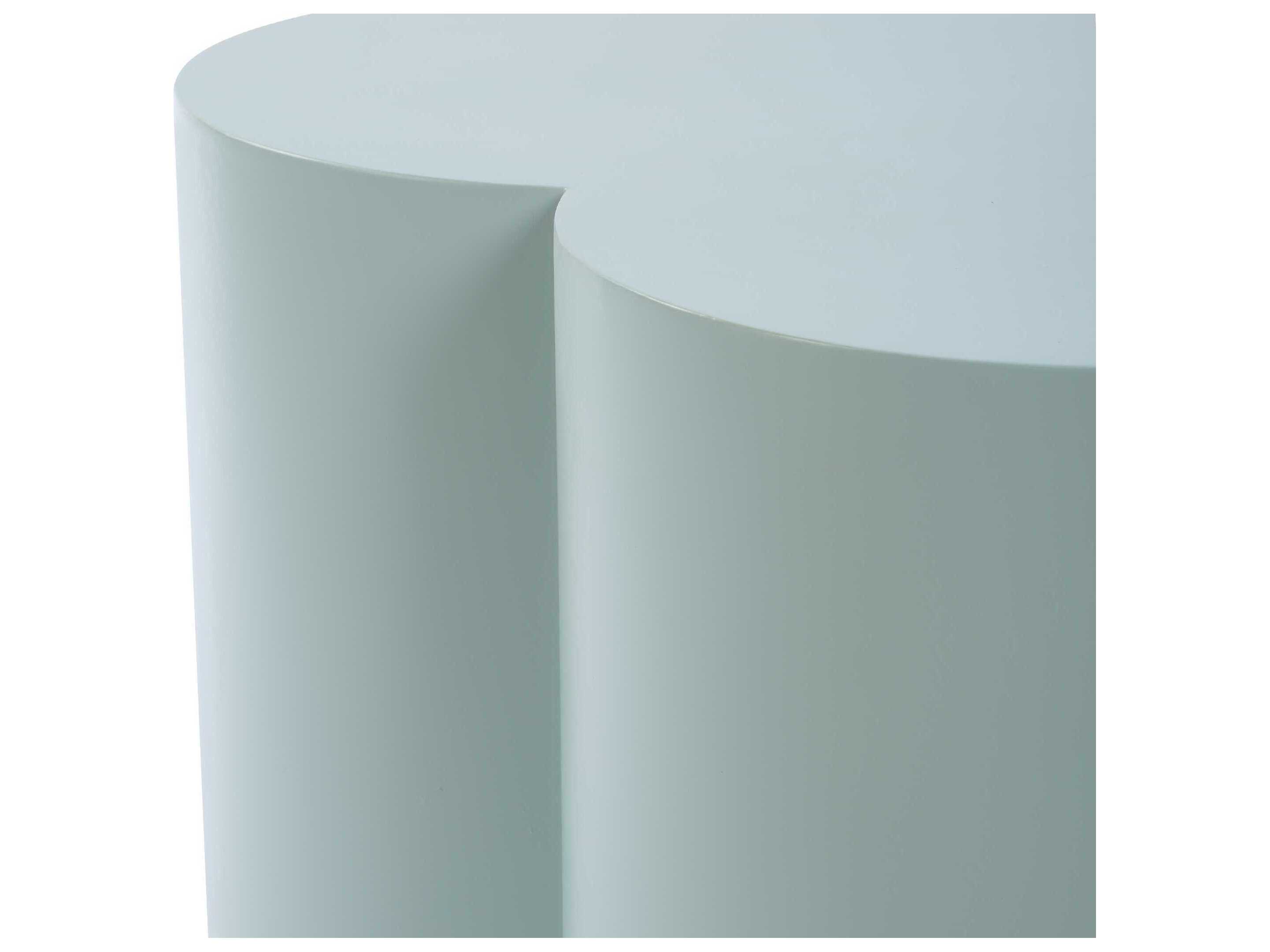 Uttermost Outdoor Beven Light Blue Metal End Table