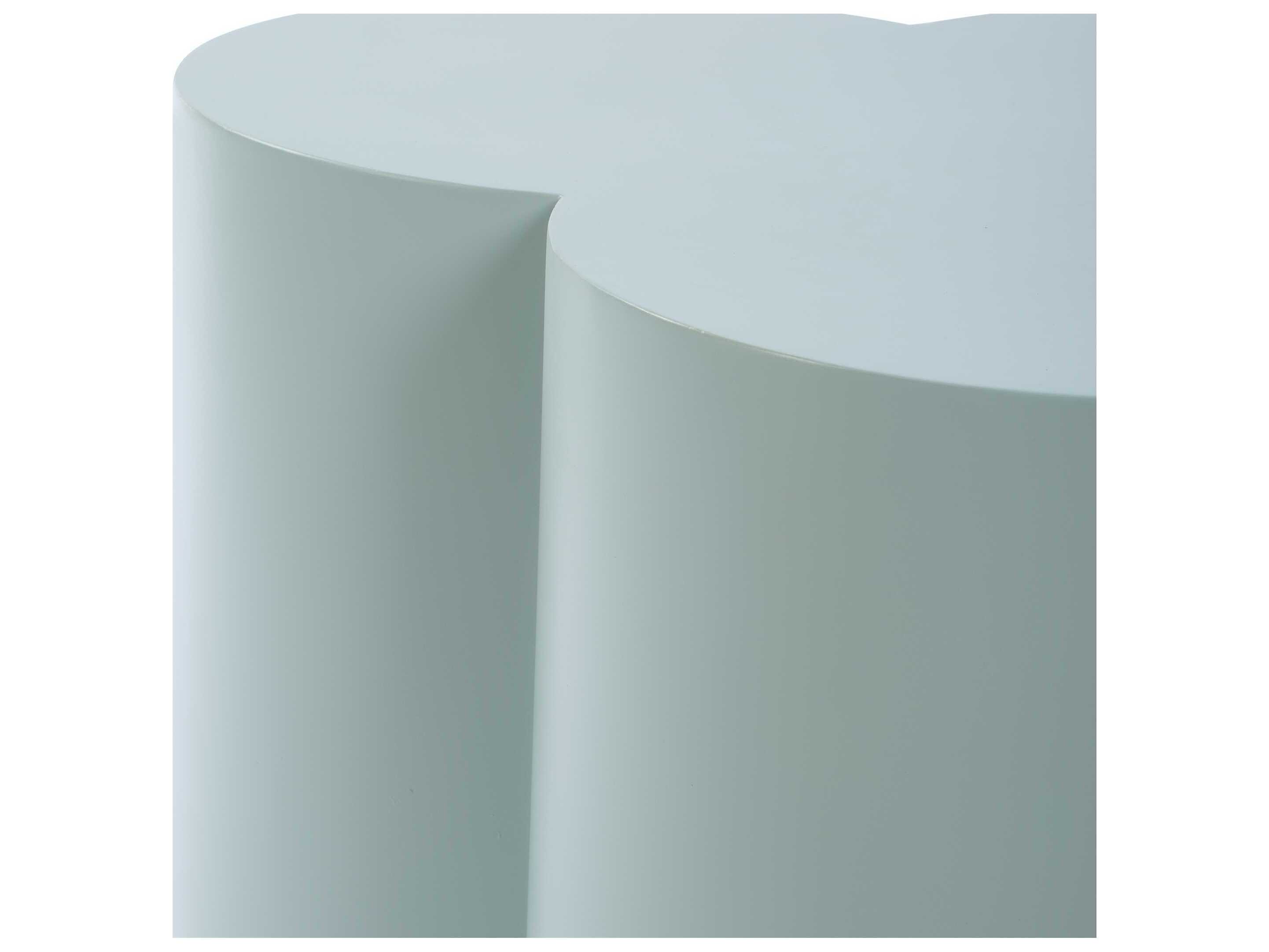 Uttermost Outdoor Beven Light Blue Metal End Table