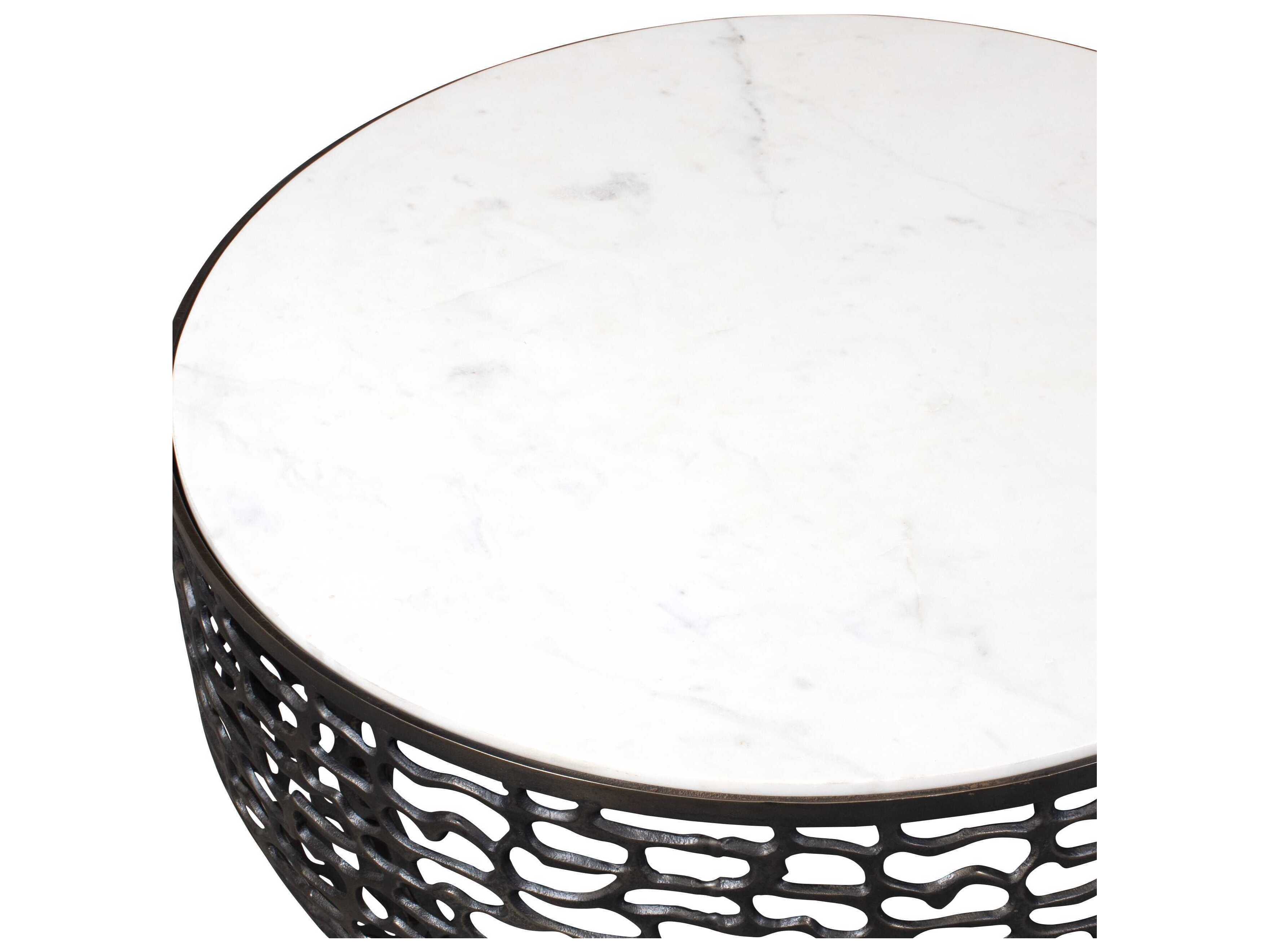 Uttermost Outdoor Sabena Dark Bronze Metal Round Coffee Table