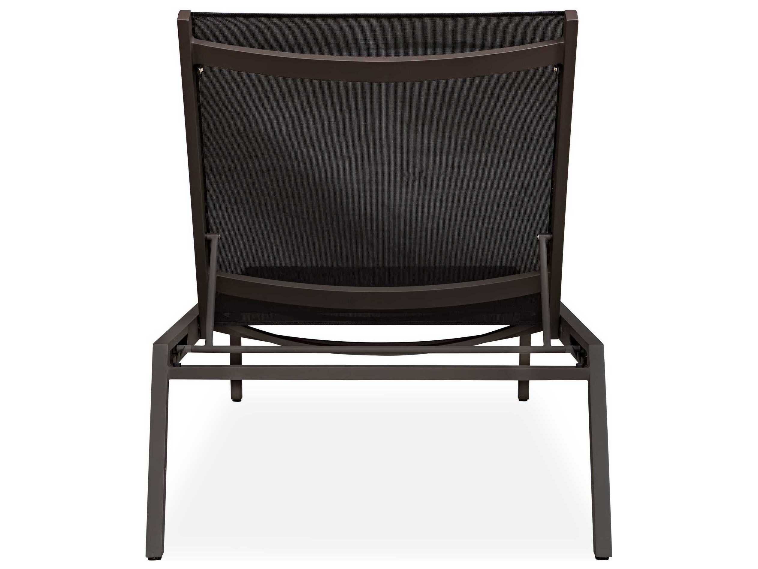 Uttermost Outdoor Bea Java Black Aluminum Polypropylene Chaise Lounge