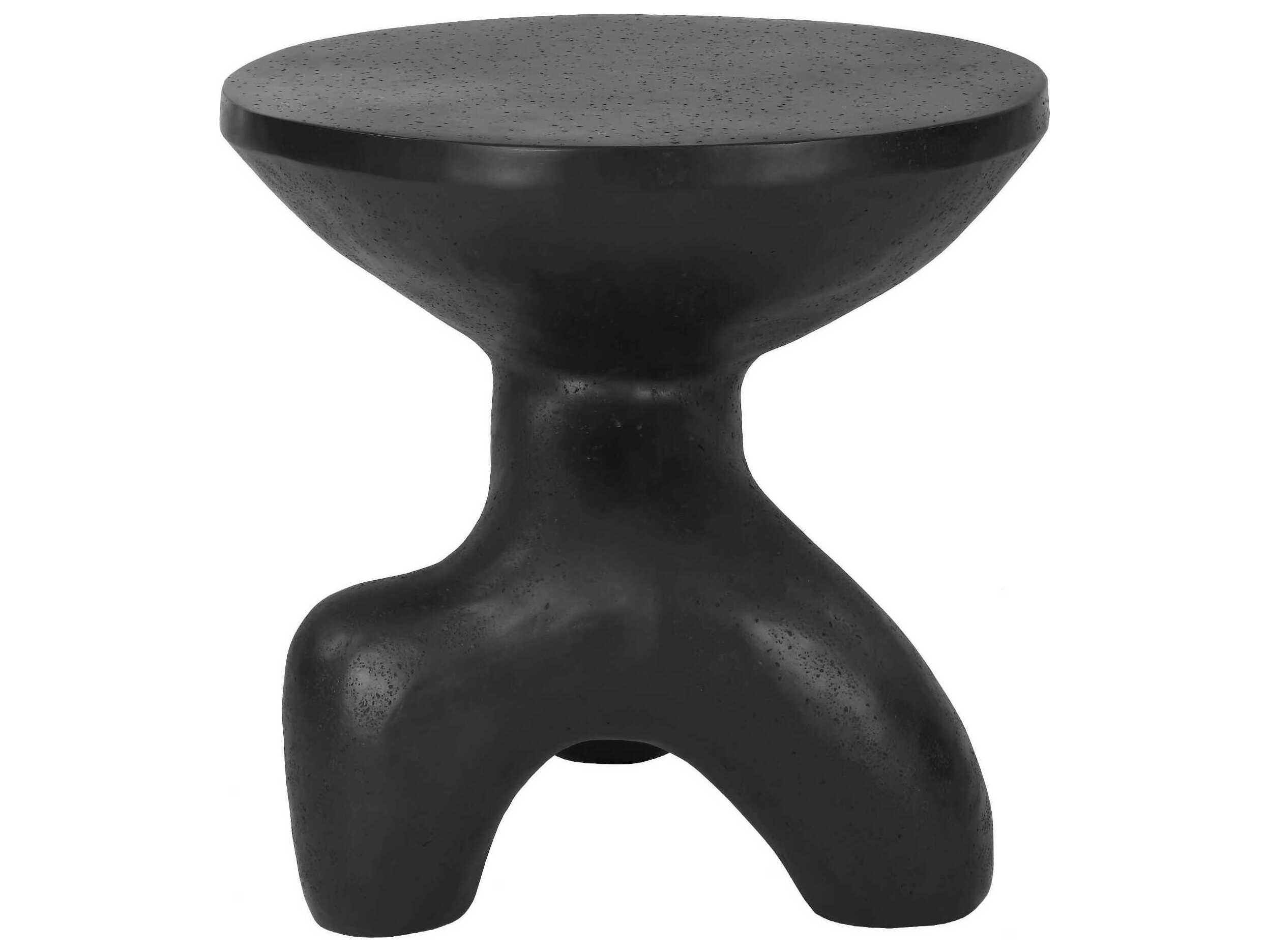 Uttermost Outdoor Veta Wood Round End Table