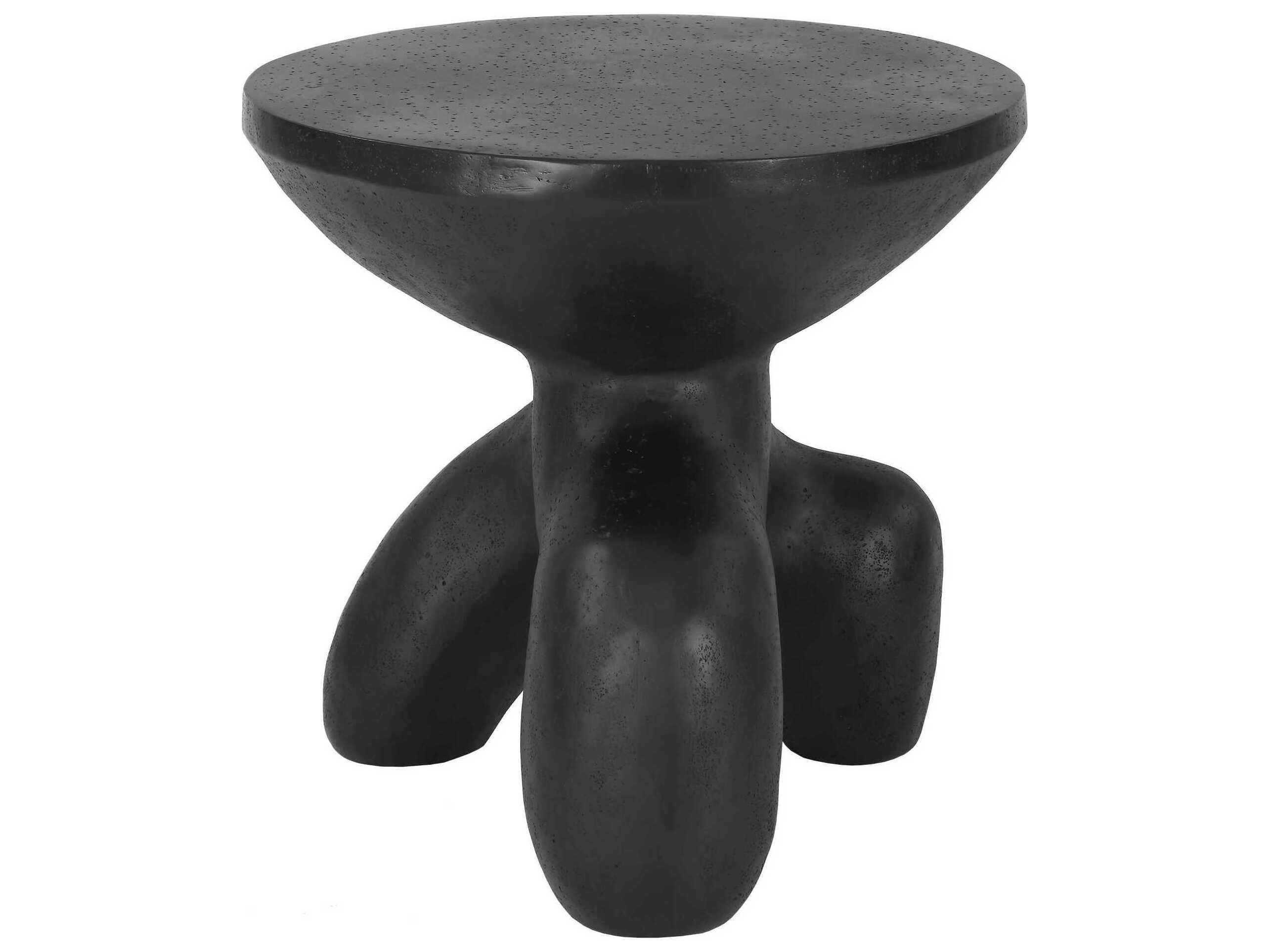 Uttermost Outdoor Veta Wood Round End Table