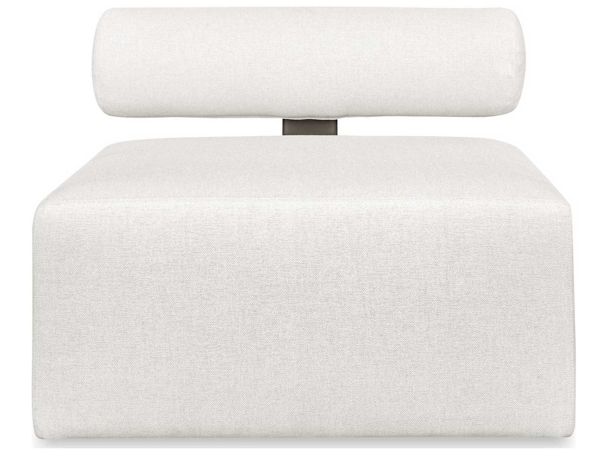 Uttermost Outdoor Bolster Back Java Black Oyster White Aluminum Cushion Lounge Chair