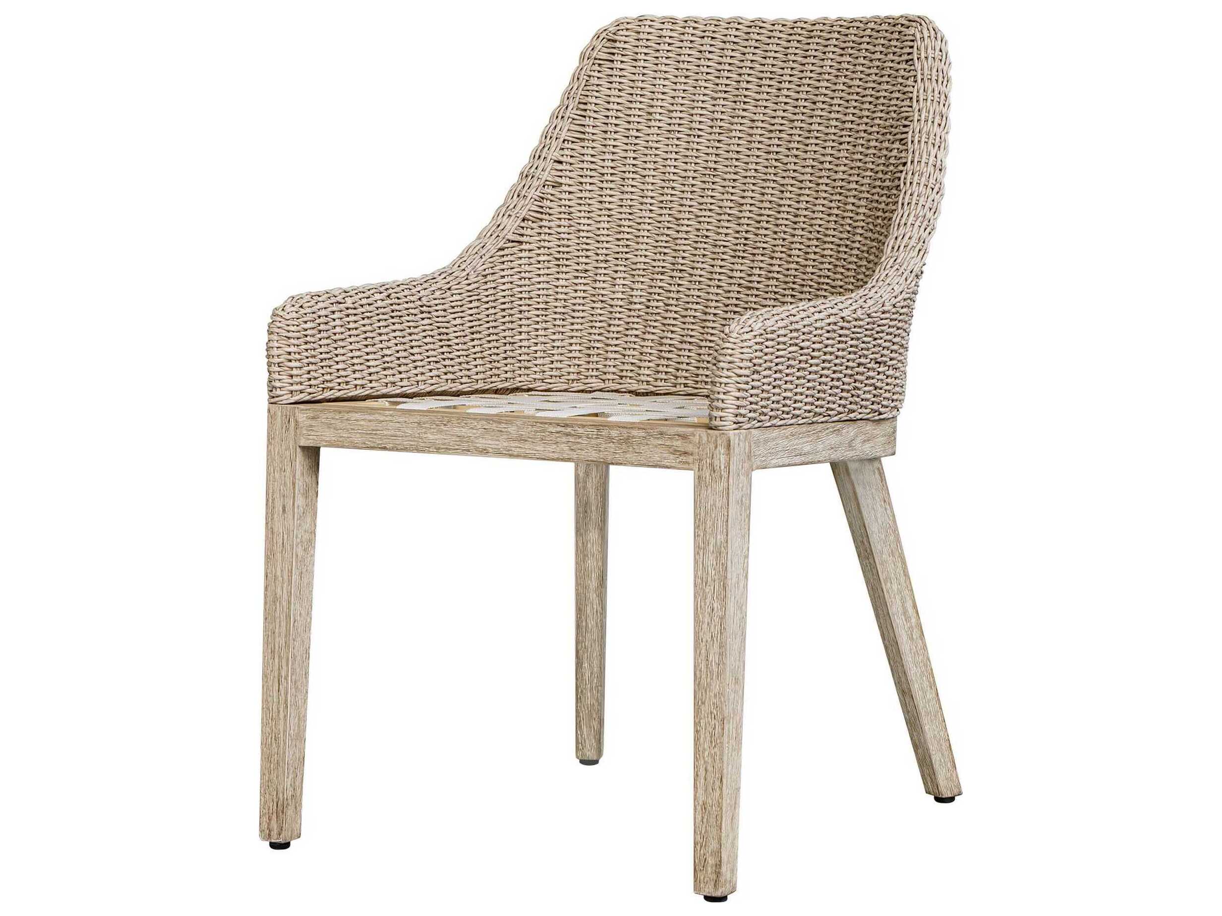 Uttermost Outdoor Paloma Wicker Cushion Dining Chair