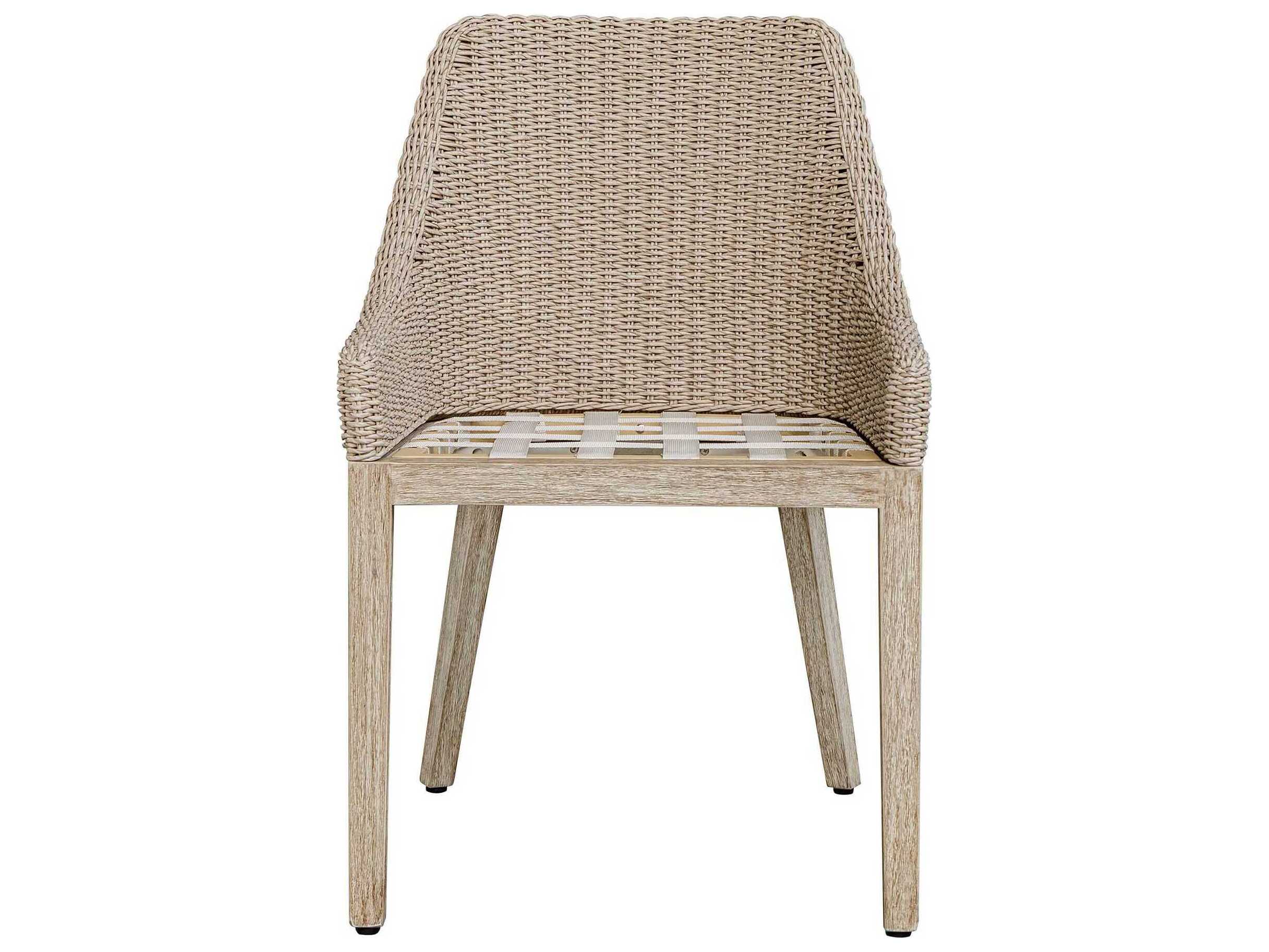 Uttermost Outdoor Paloma Wicker Cushion Dining Chair