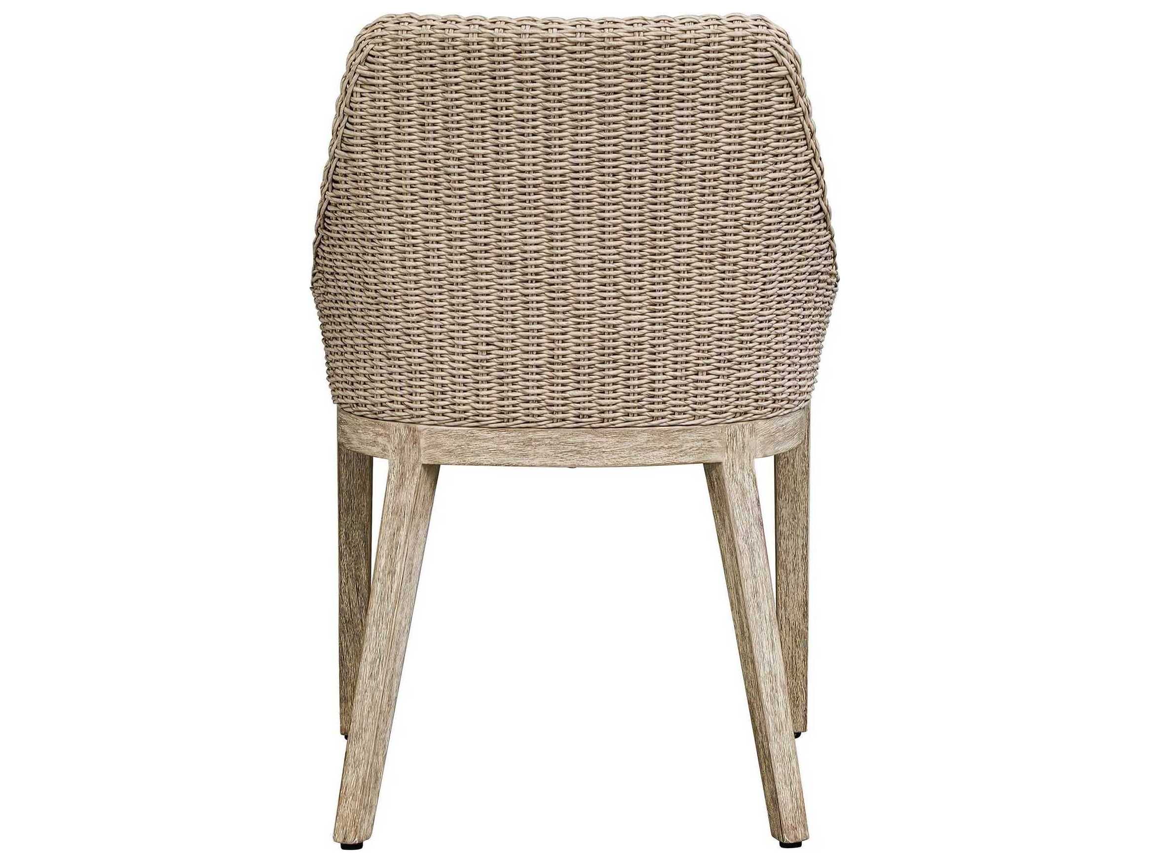 Uttermost Outdoor Paloma Wicker Cushion Dining Chair