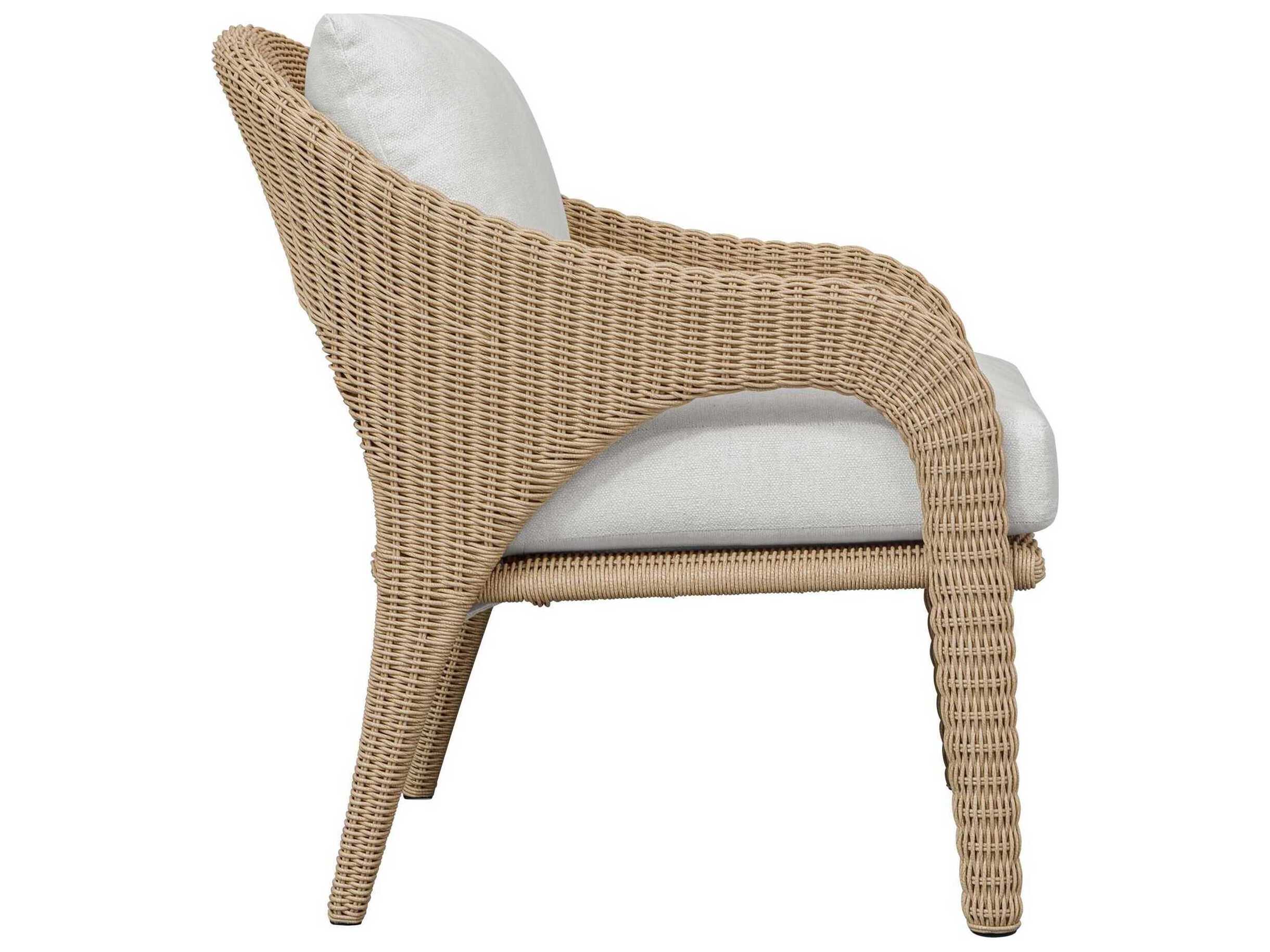 Uttermost Outdoor Kavali Wicker Cushion Lounge Chair