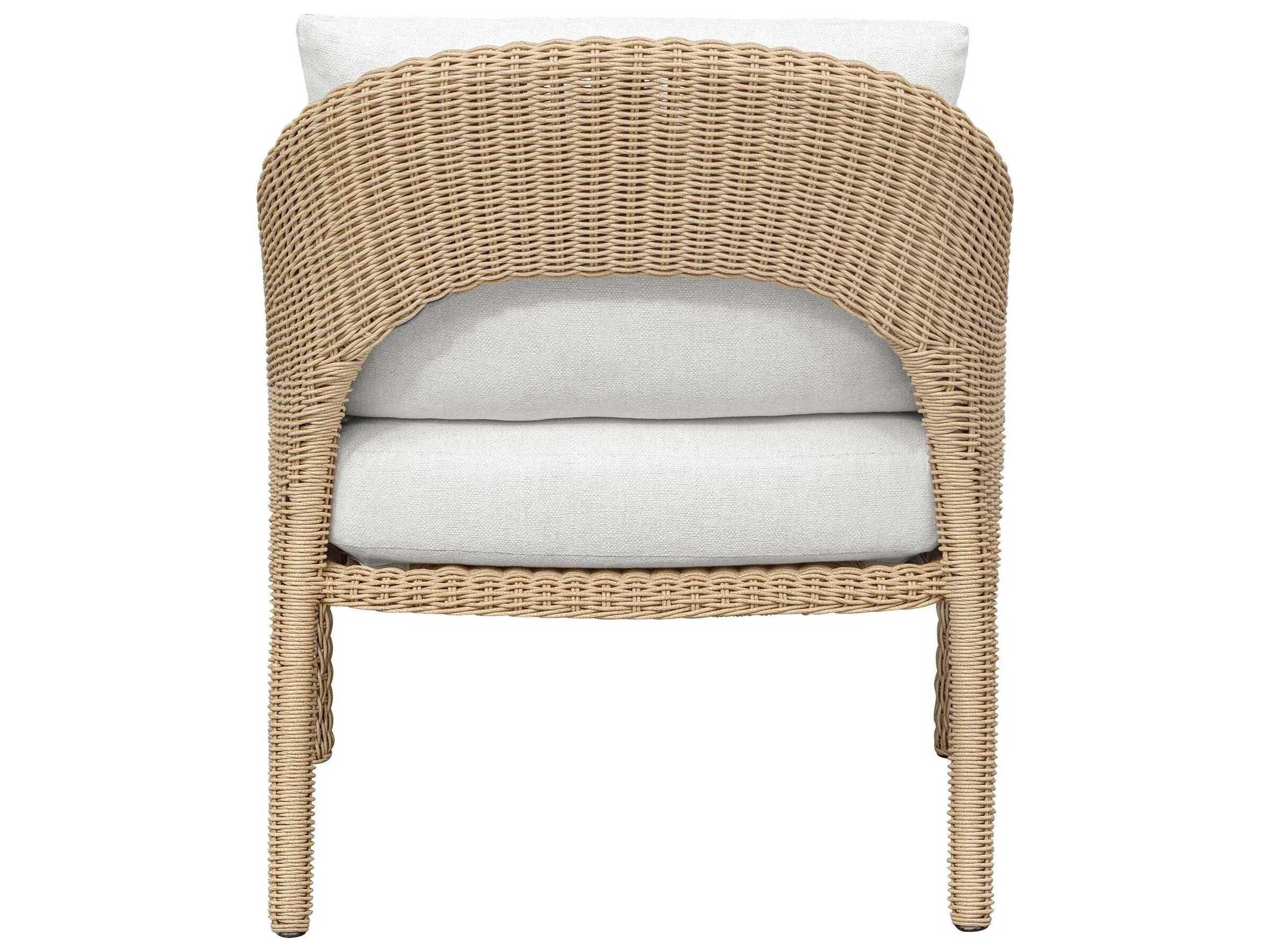 Uttermost Outdoor Kavali Wicker Cushion Lounge Chair