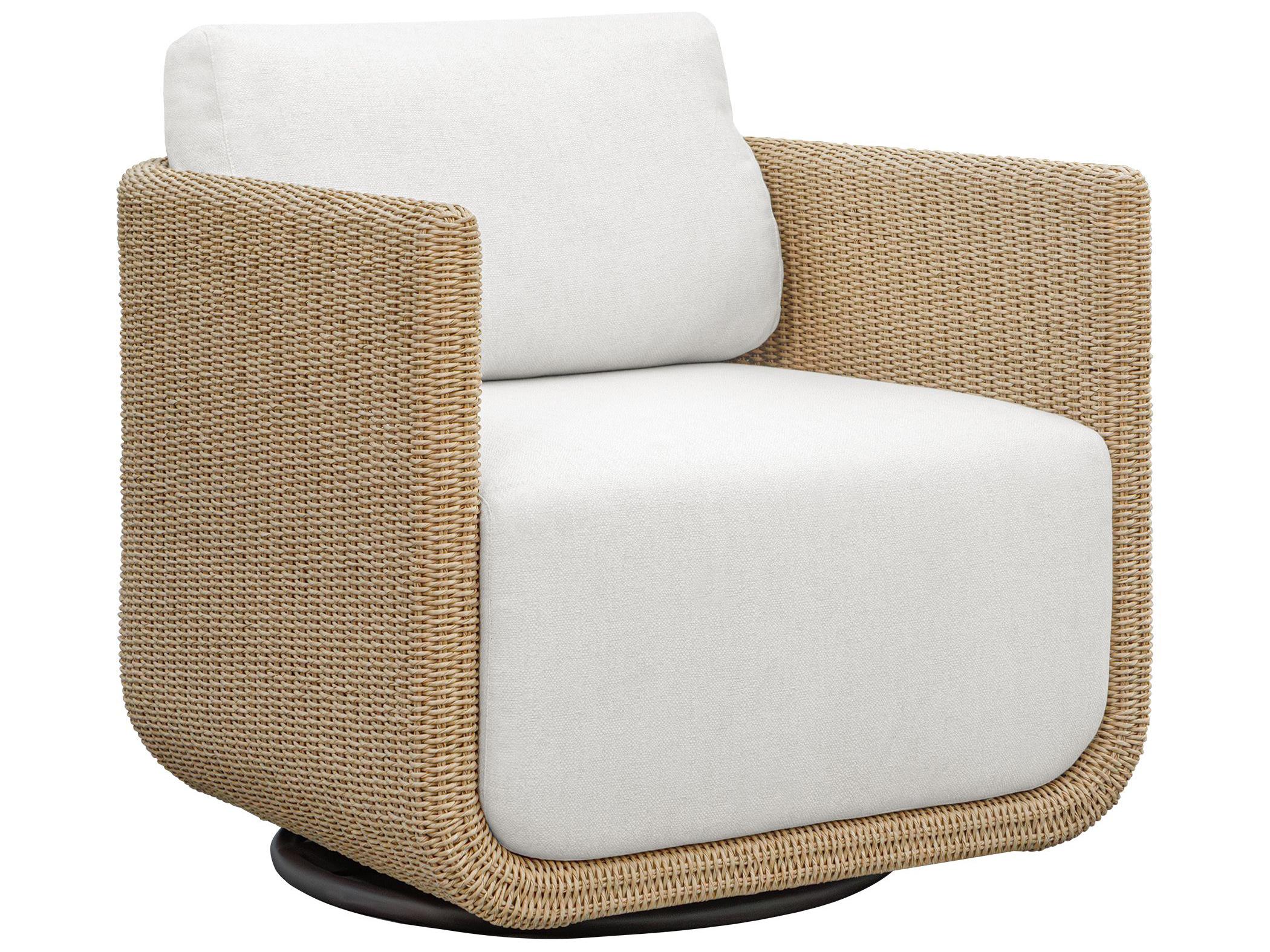 Uttermost Outdoor Santorini Wicker Cushion Lounge Chair