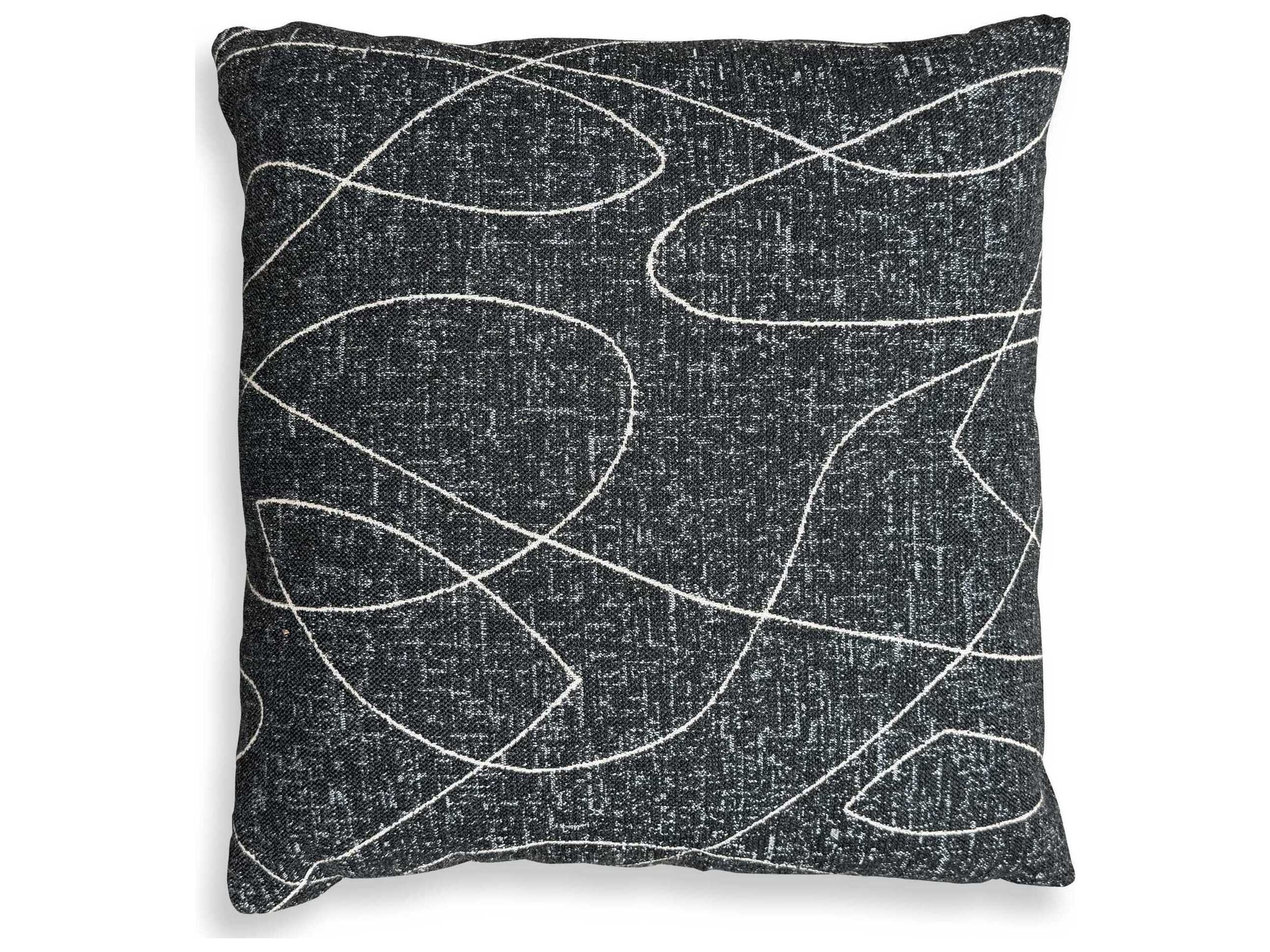 Uttermost Outdoor Loopy Loop Outdoor Onyx Pillow