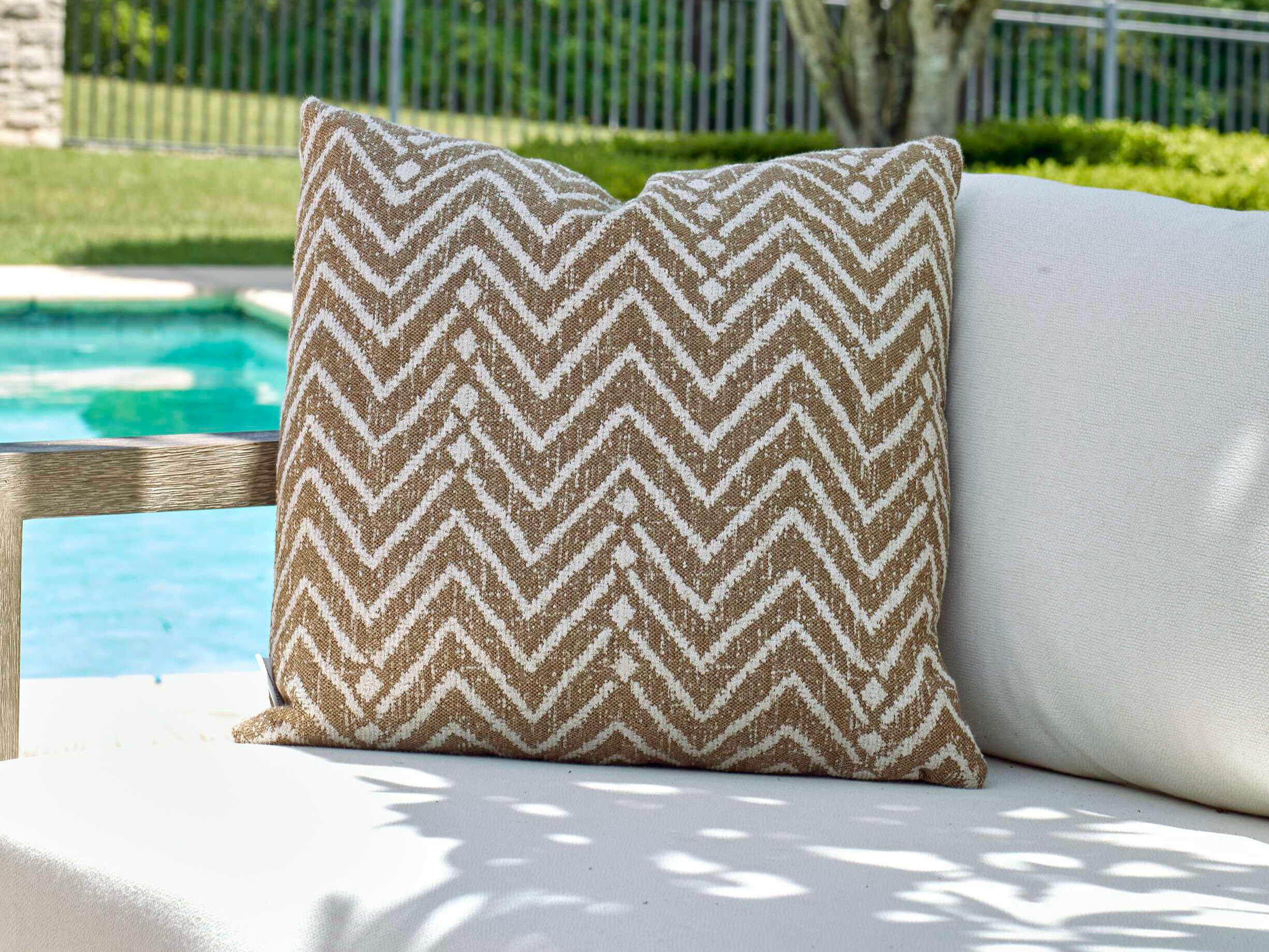 Uttermost Outdoor Argo Toffee Outdoor Pillow