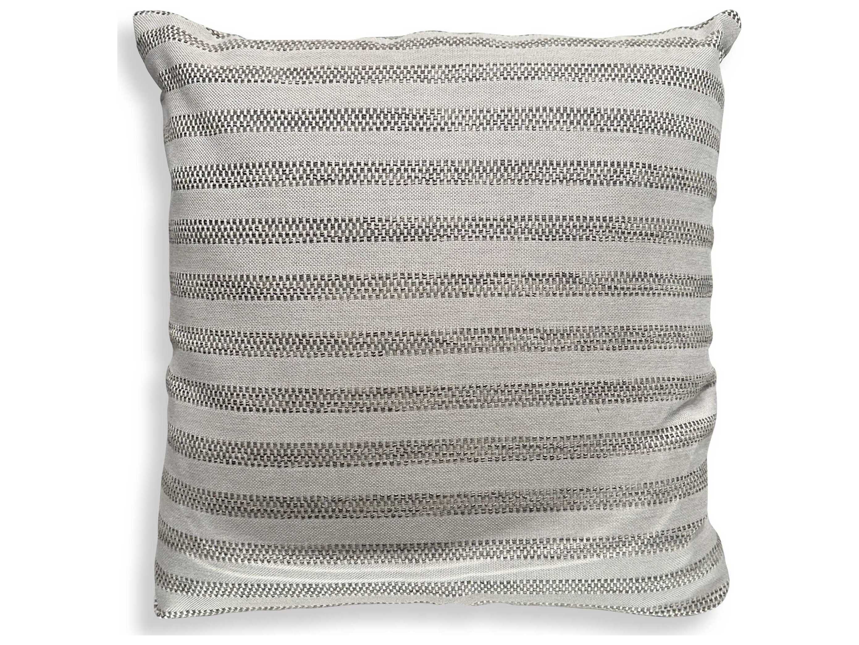 Uttermost Outdoor Basket Stripe Rattan Outdoor Pillow
