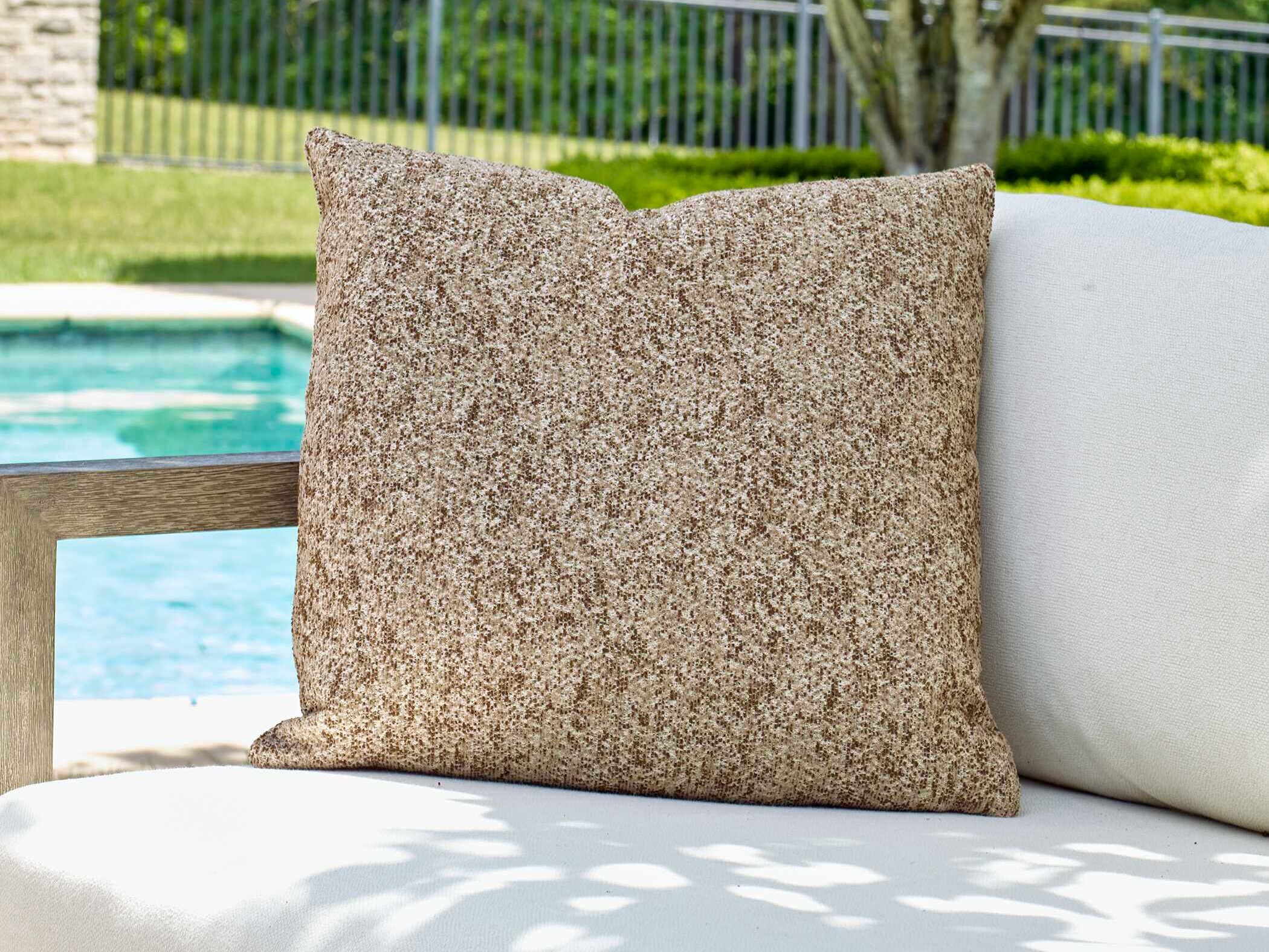 Uttermost Outdoor Alternative Taupe Outdoor Pillow
