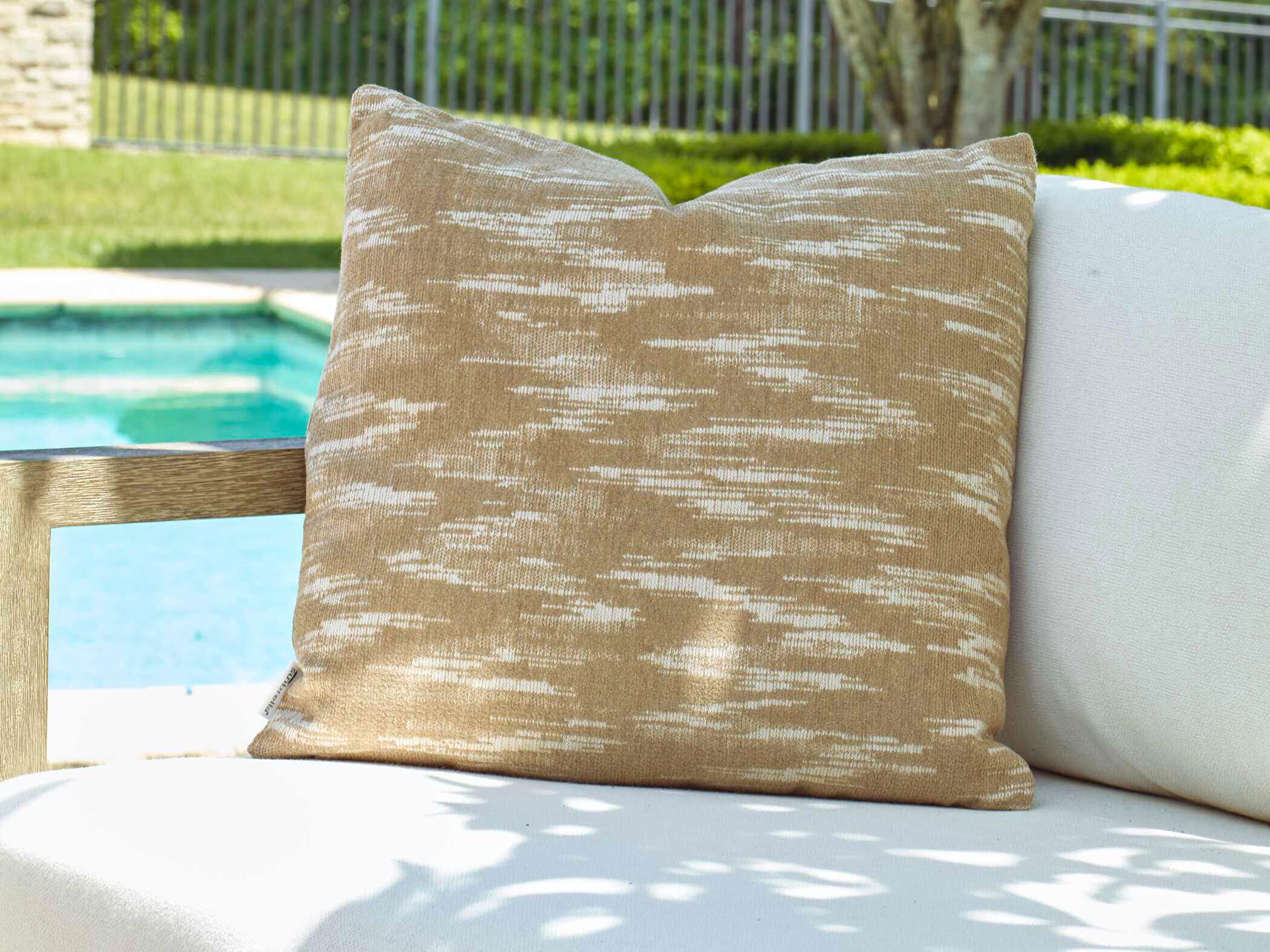Uttermost Outdoor Mountains Outdoor Sand Toned Pillow