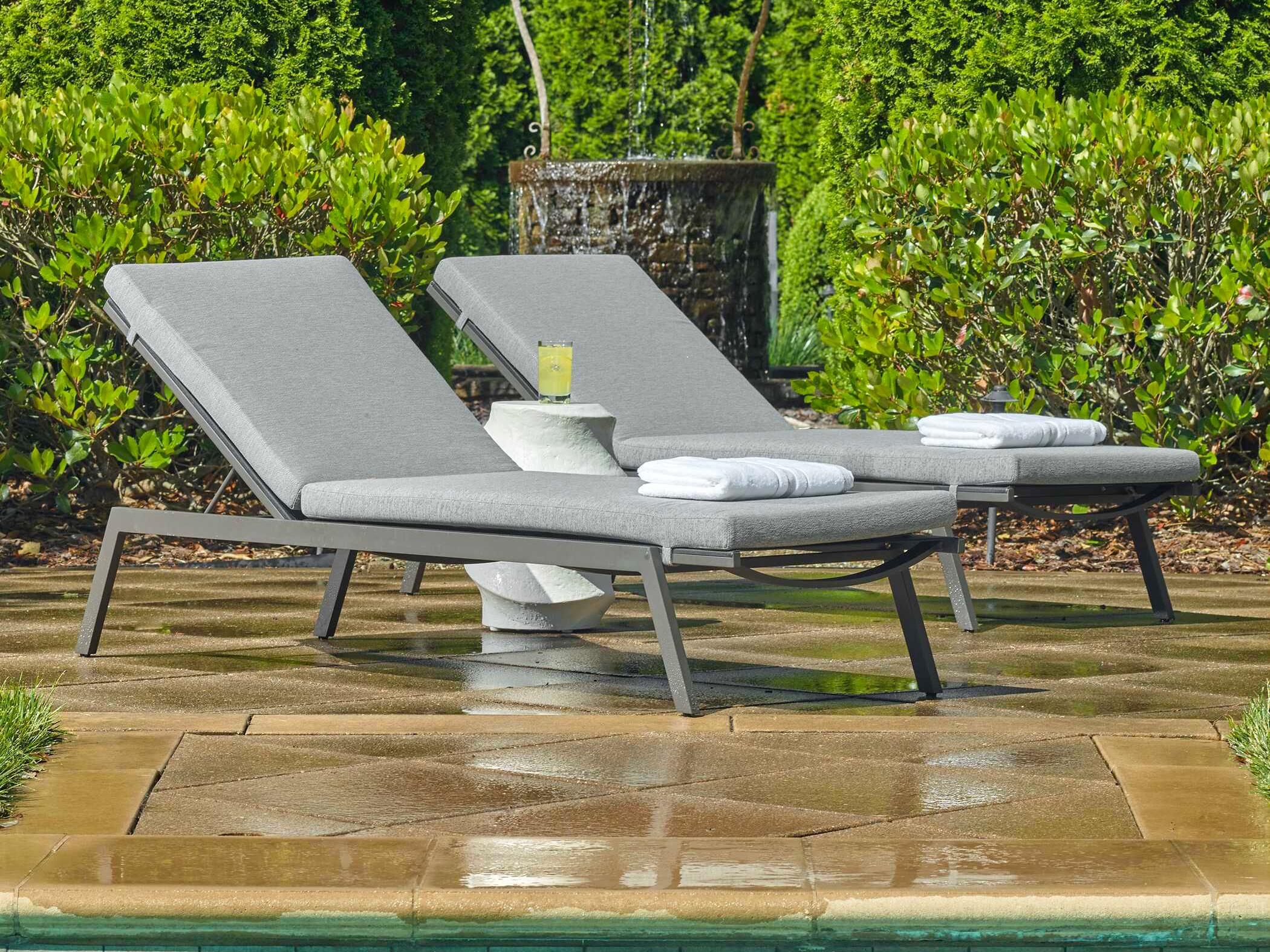 Uttermost Outdoor Bea Aluminum Cushion Lounge Set