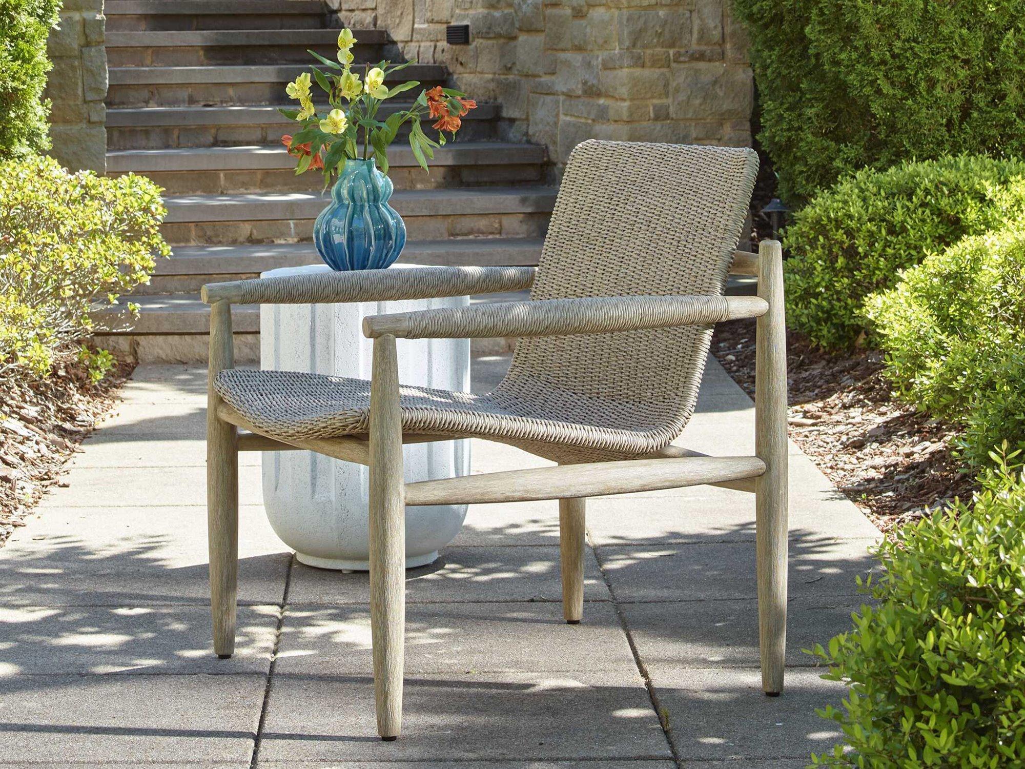 Uttermost Outdoor Sumba Wood Wicker Lounge Set