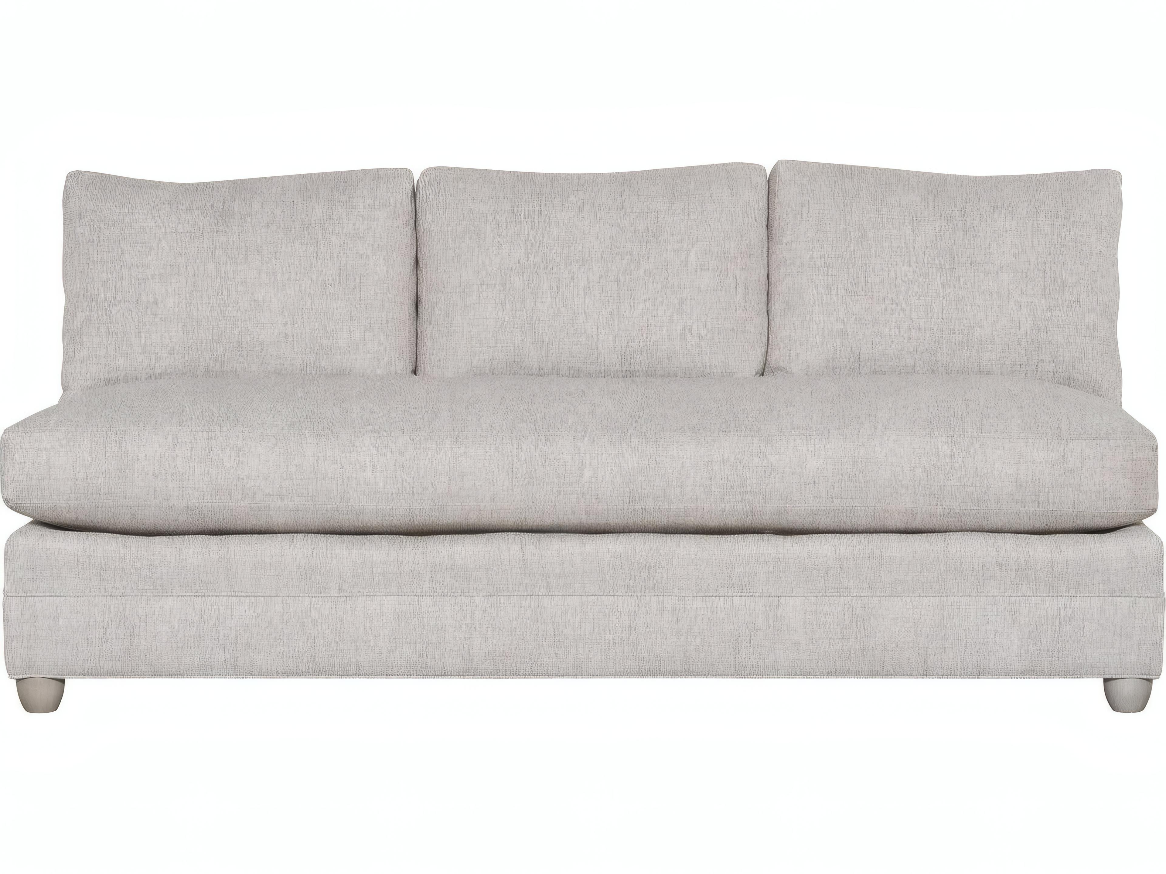 Vanguard Furniture American Bungalow Fairgrove Armless Bench Seat Sofa