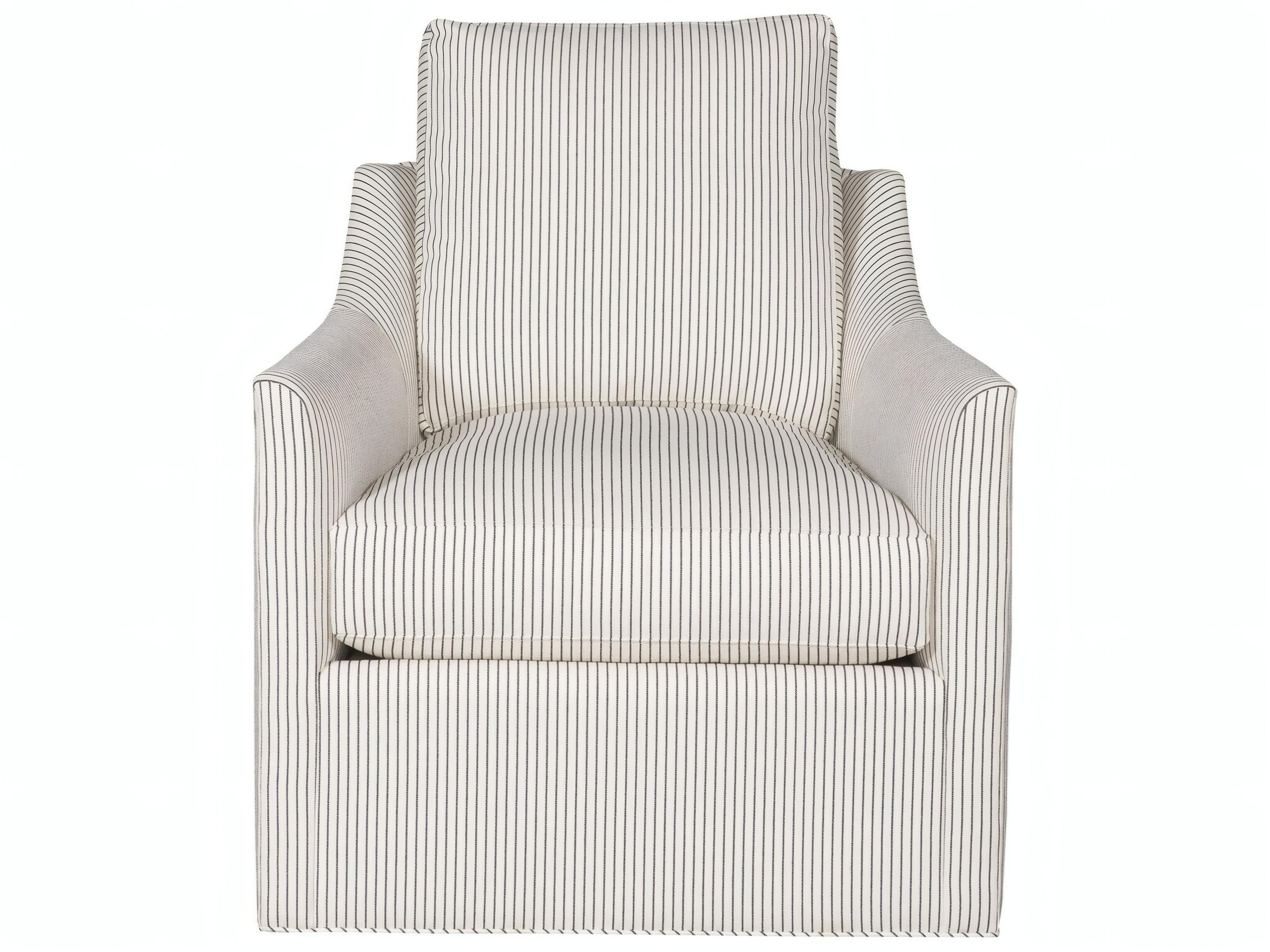 Vanguard Furniture American Bungalow Newlin Barrel Back Swivel Chair