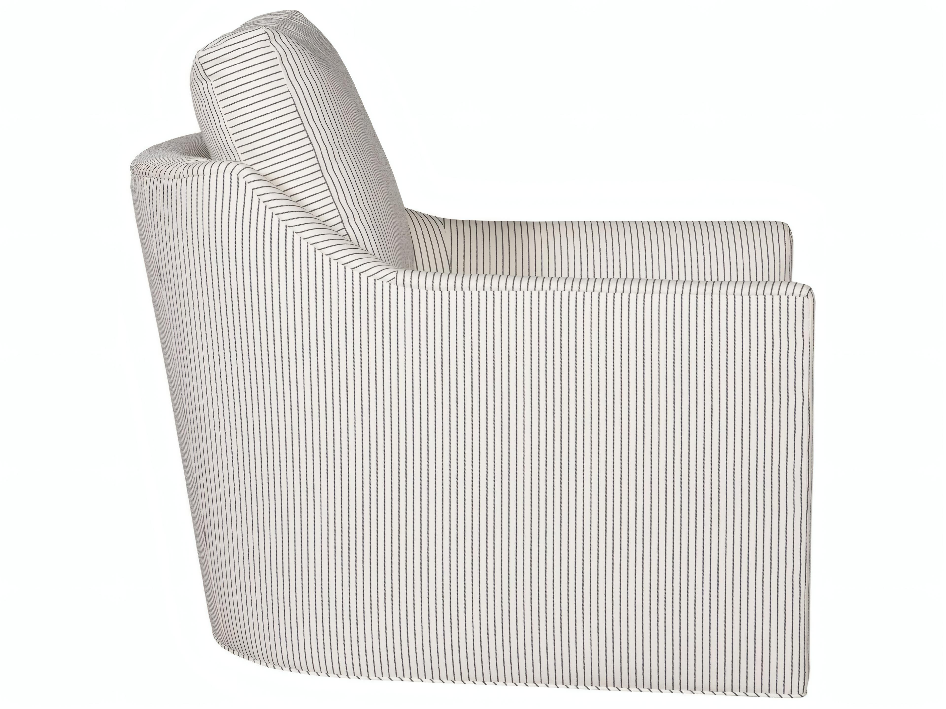 Vanguard Furniture American Bungalow Newlin Barrel Back Swivel Chair