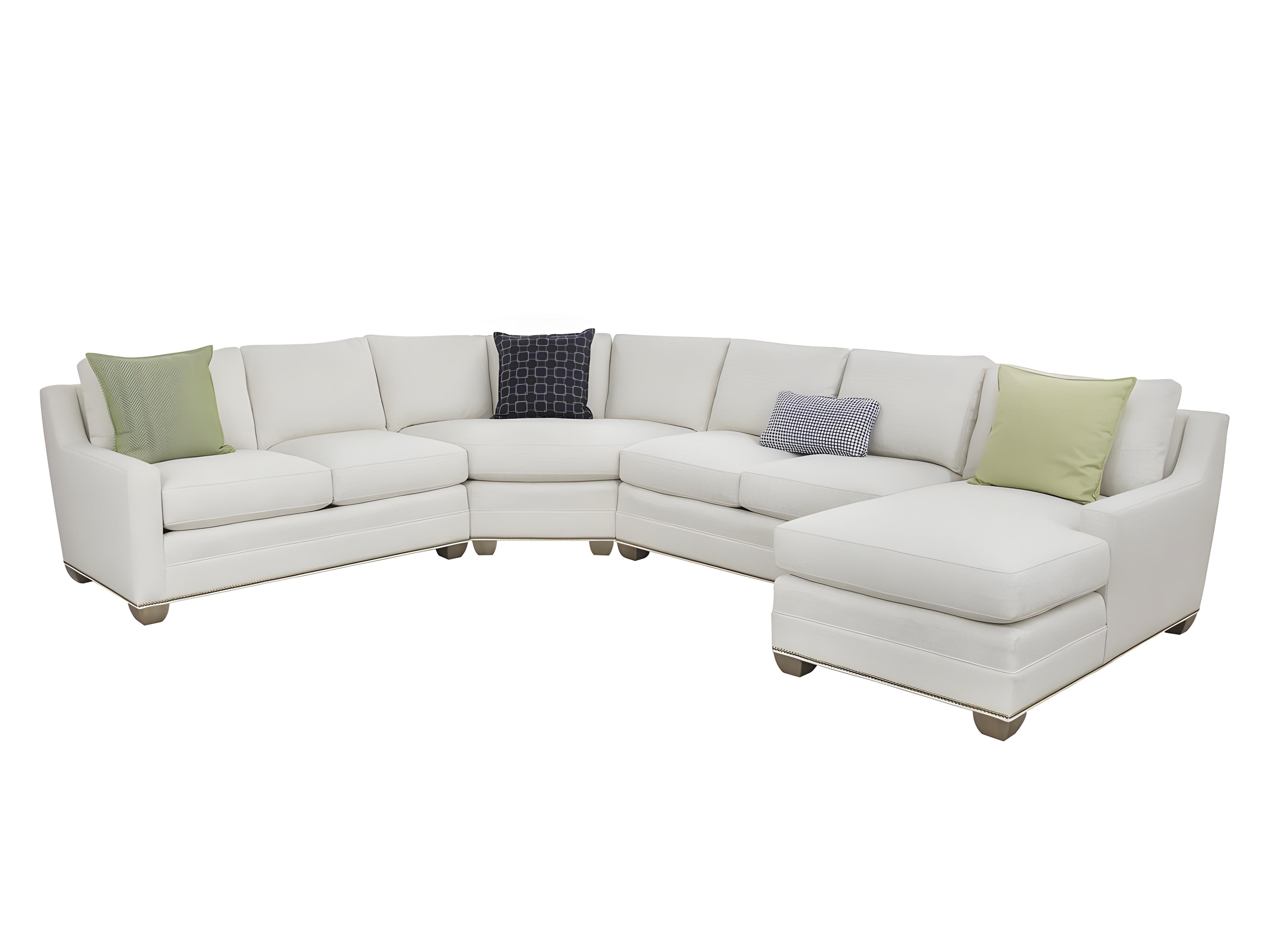 Vanguard Furniture American Bungalow Upholstered Sectional Sofa