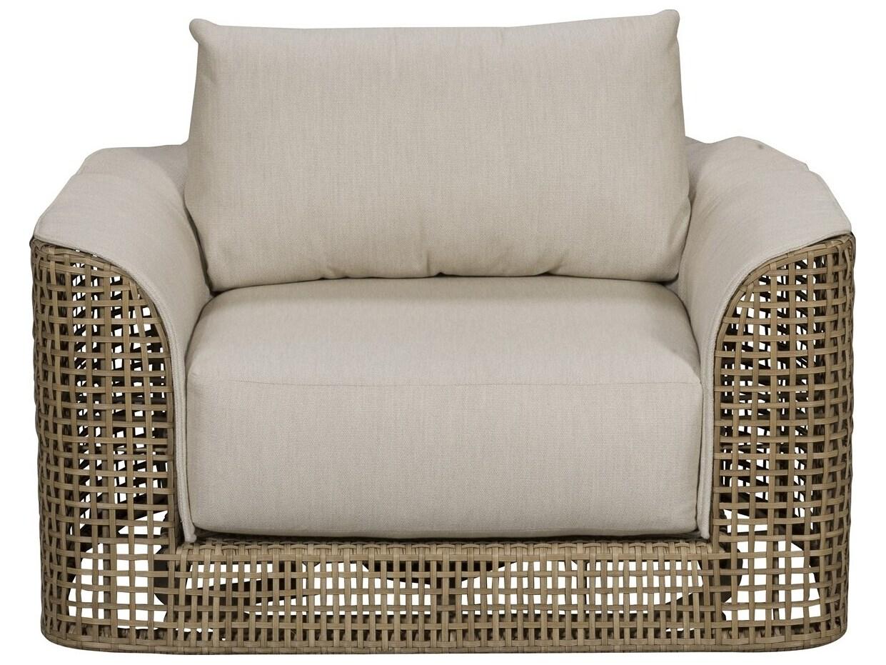 Vanguard Furniture Outdoor Bliss Swivel Chair w/ Blanket