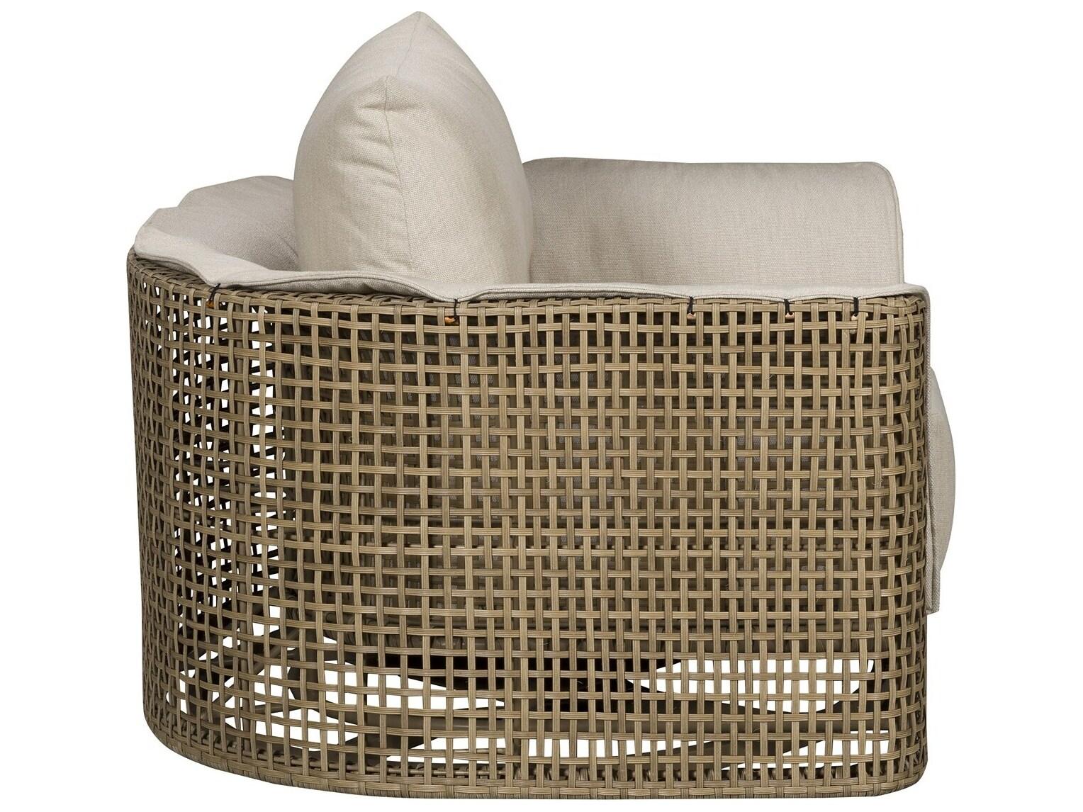 Vanguard Furniture Outdoor Bliss Swivel Chair w/ Blanket