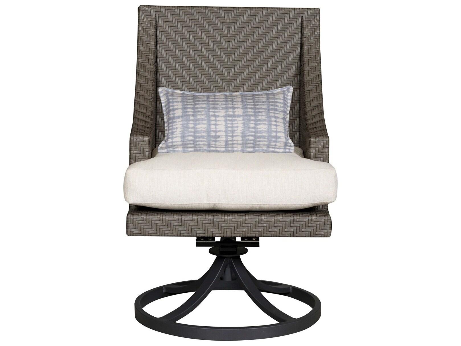 Vanguard Furniture Outdoor Bridgehampton Swivel Rocker Dining Chair