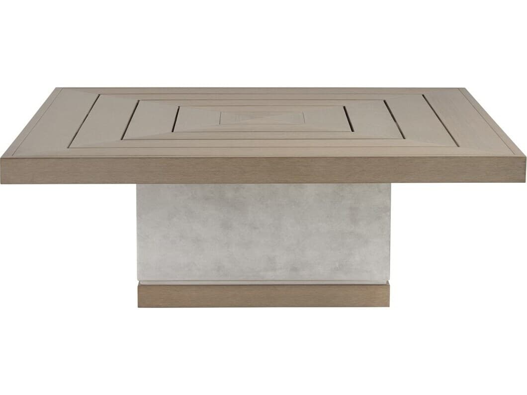 Vanguard Furniture Michael Weiss Tiburon Concrete Oyster Square Coffee Table
