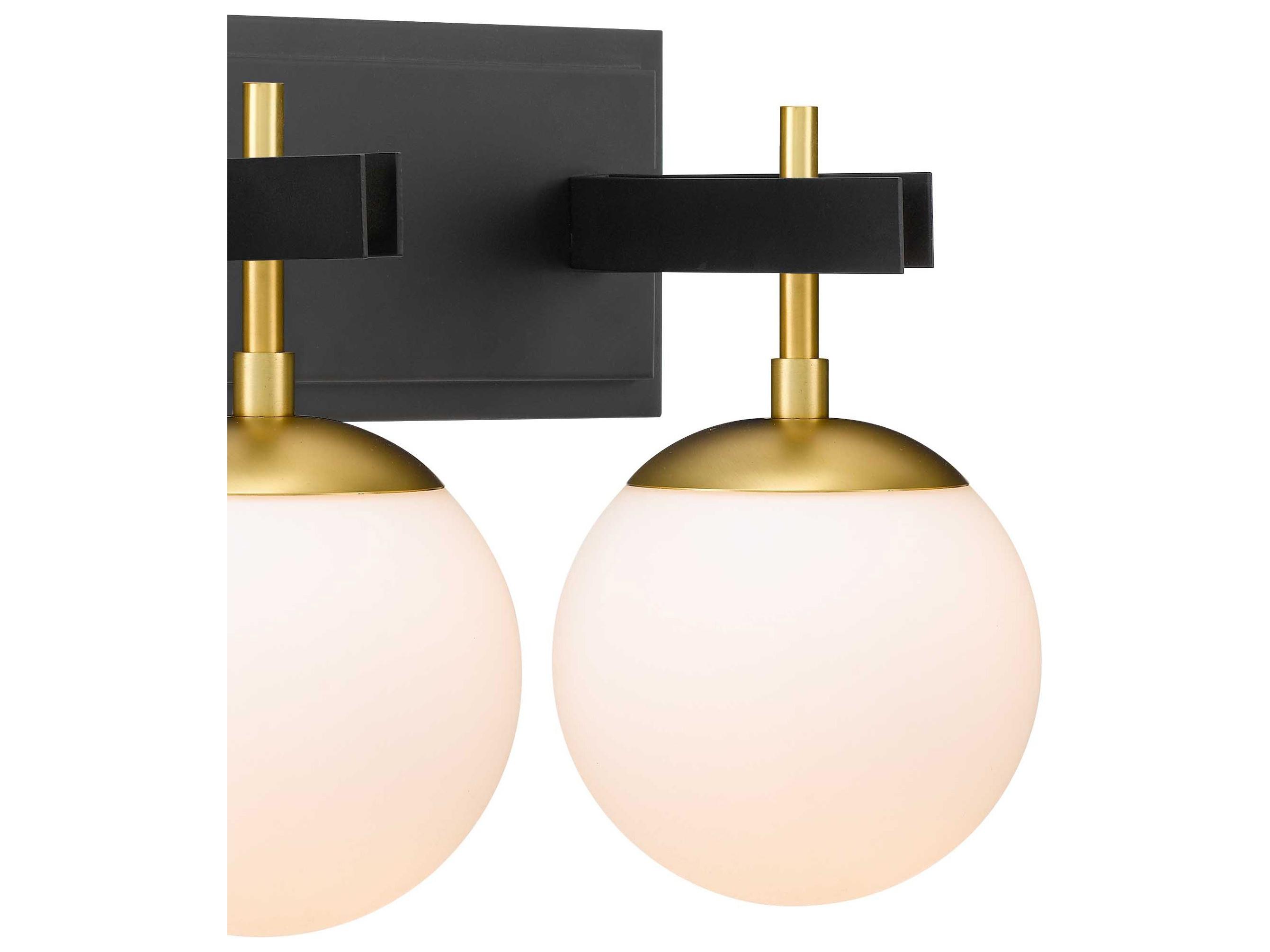 Varaluz Allie Brass Vanity Light