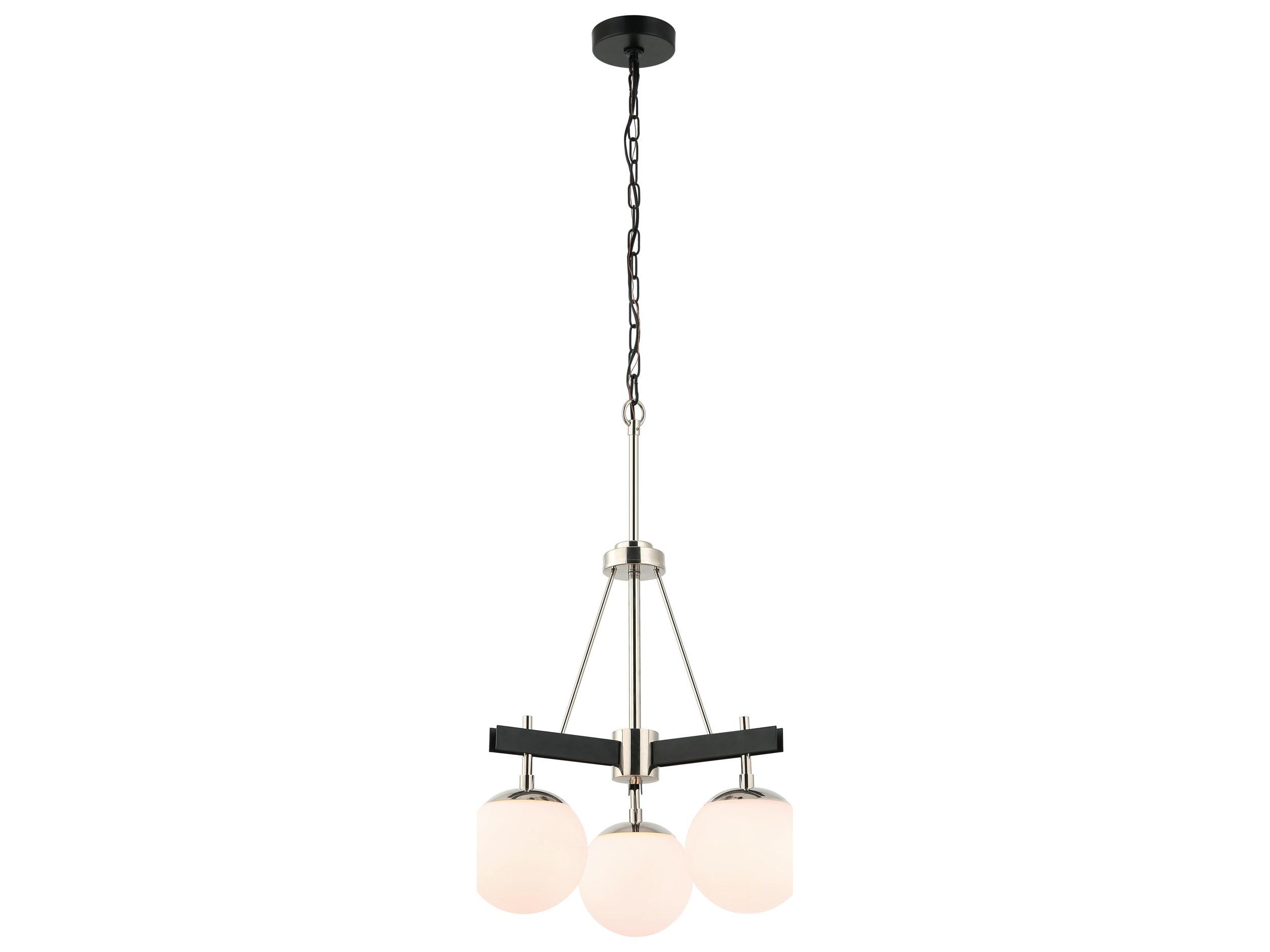 Varaluz Allie Nickel Globe Chandelier