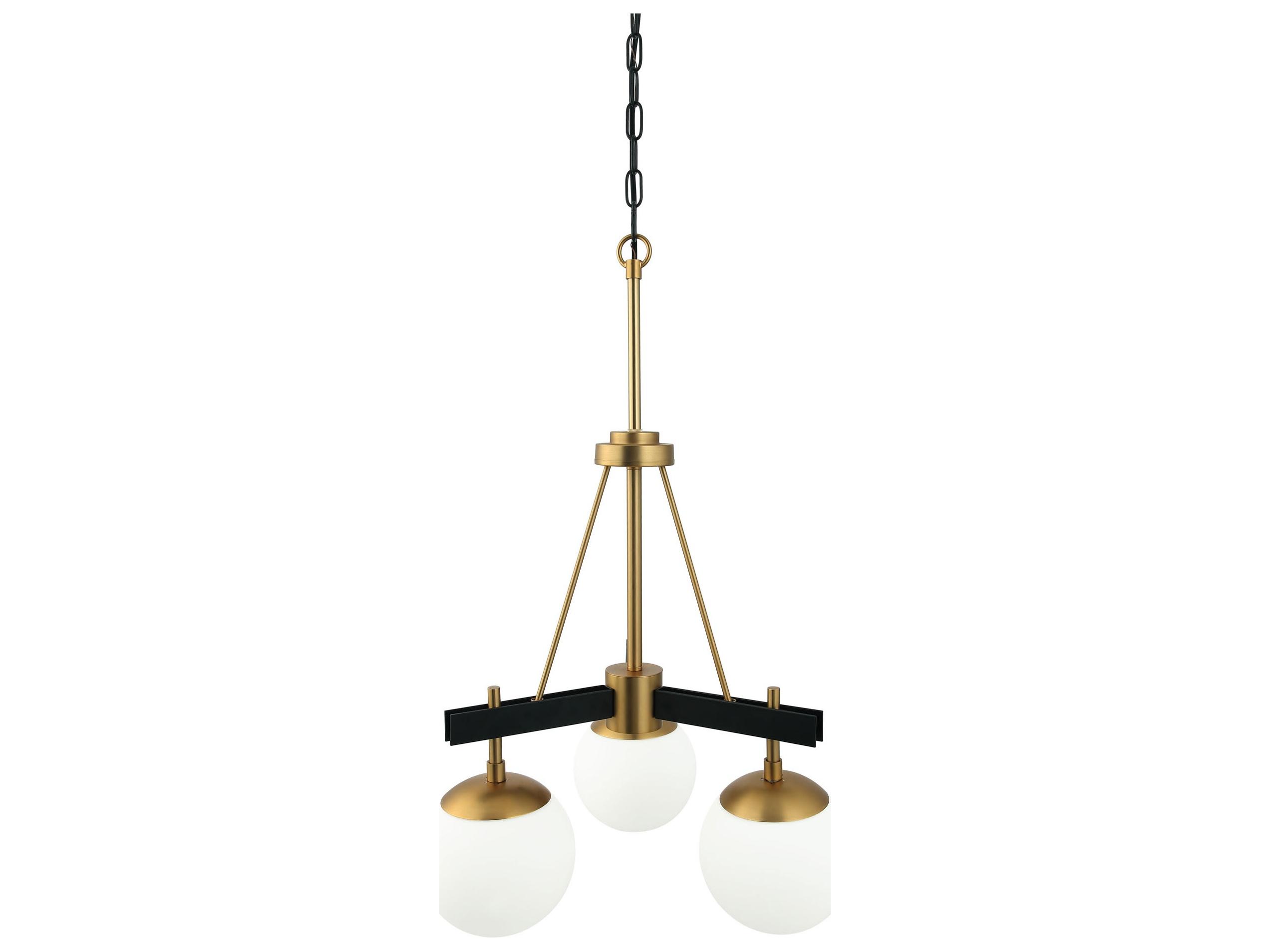 Varaluz Allie Brass Globe Chandelier