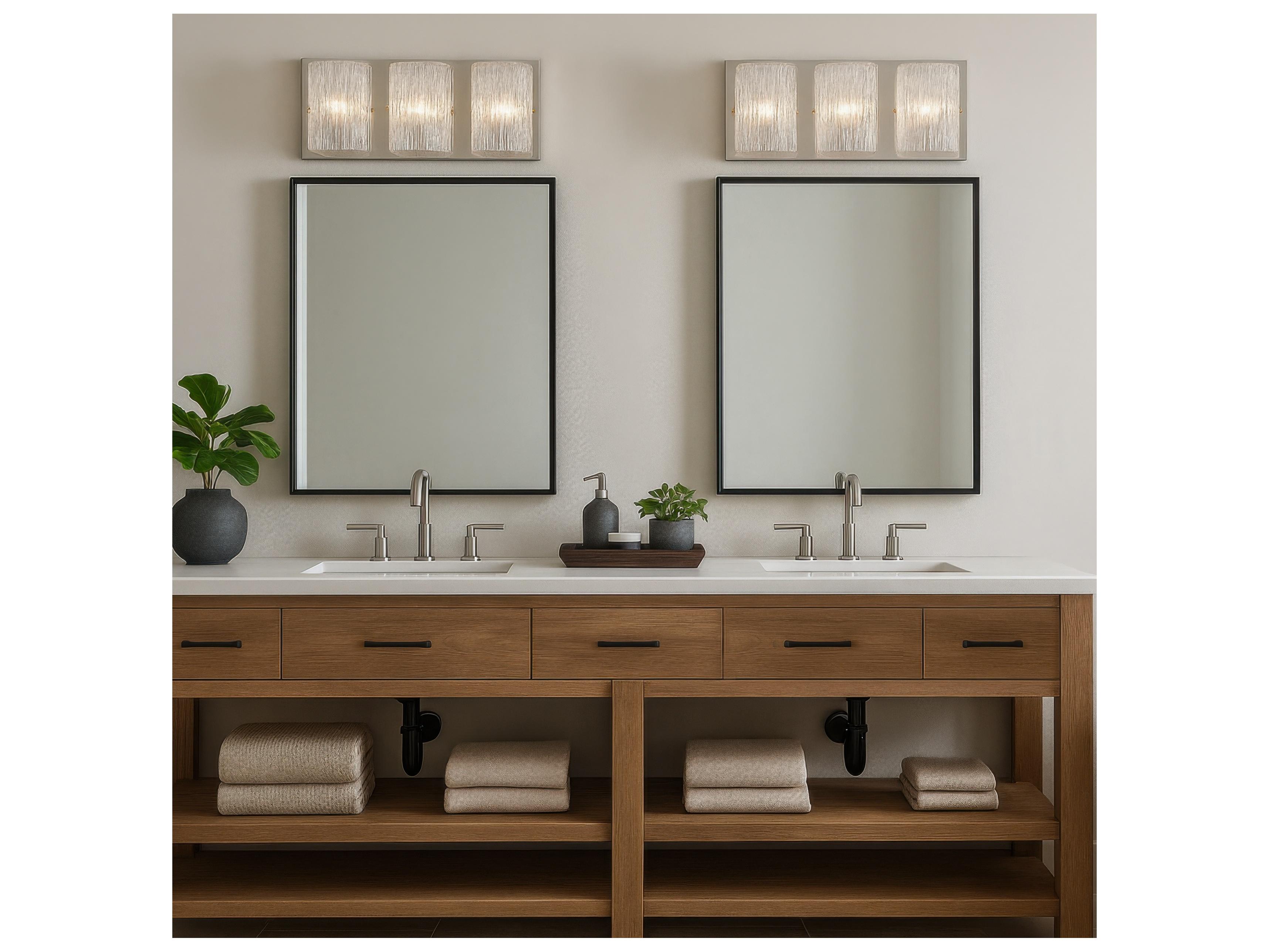 Varaluz Morgan Nickel Vanity Light